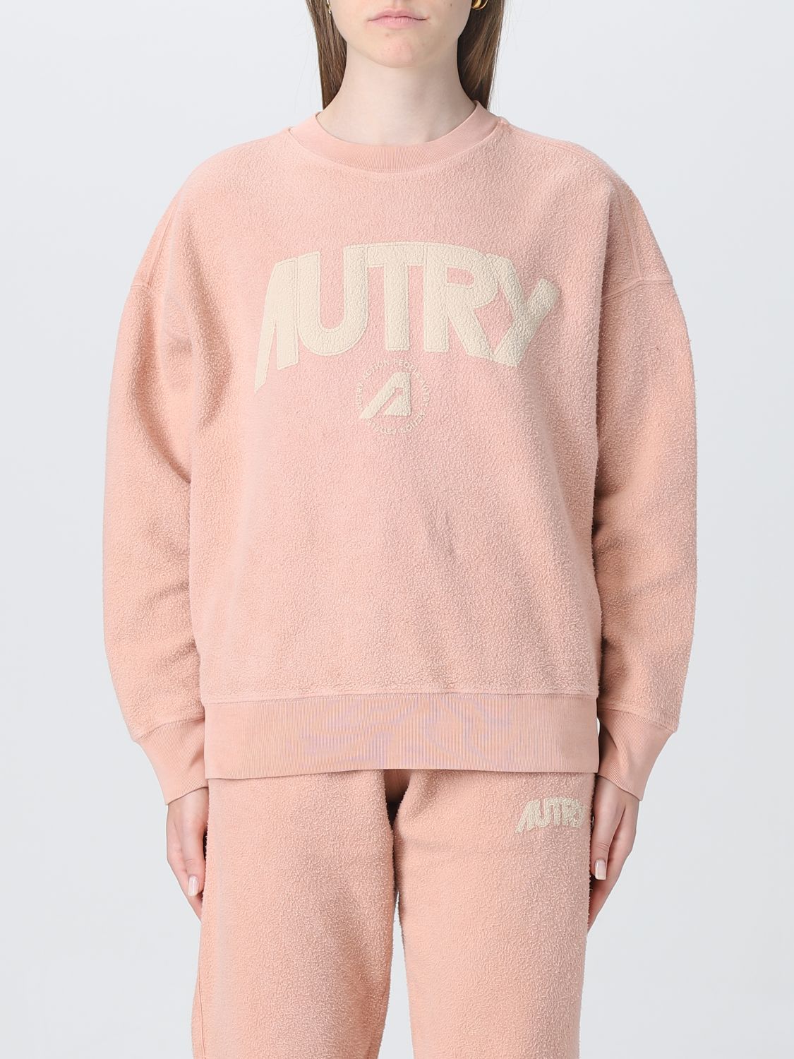 Autry 스웨트 셔츠 in 코튼 플리스