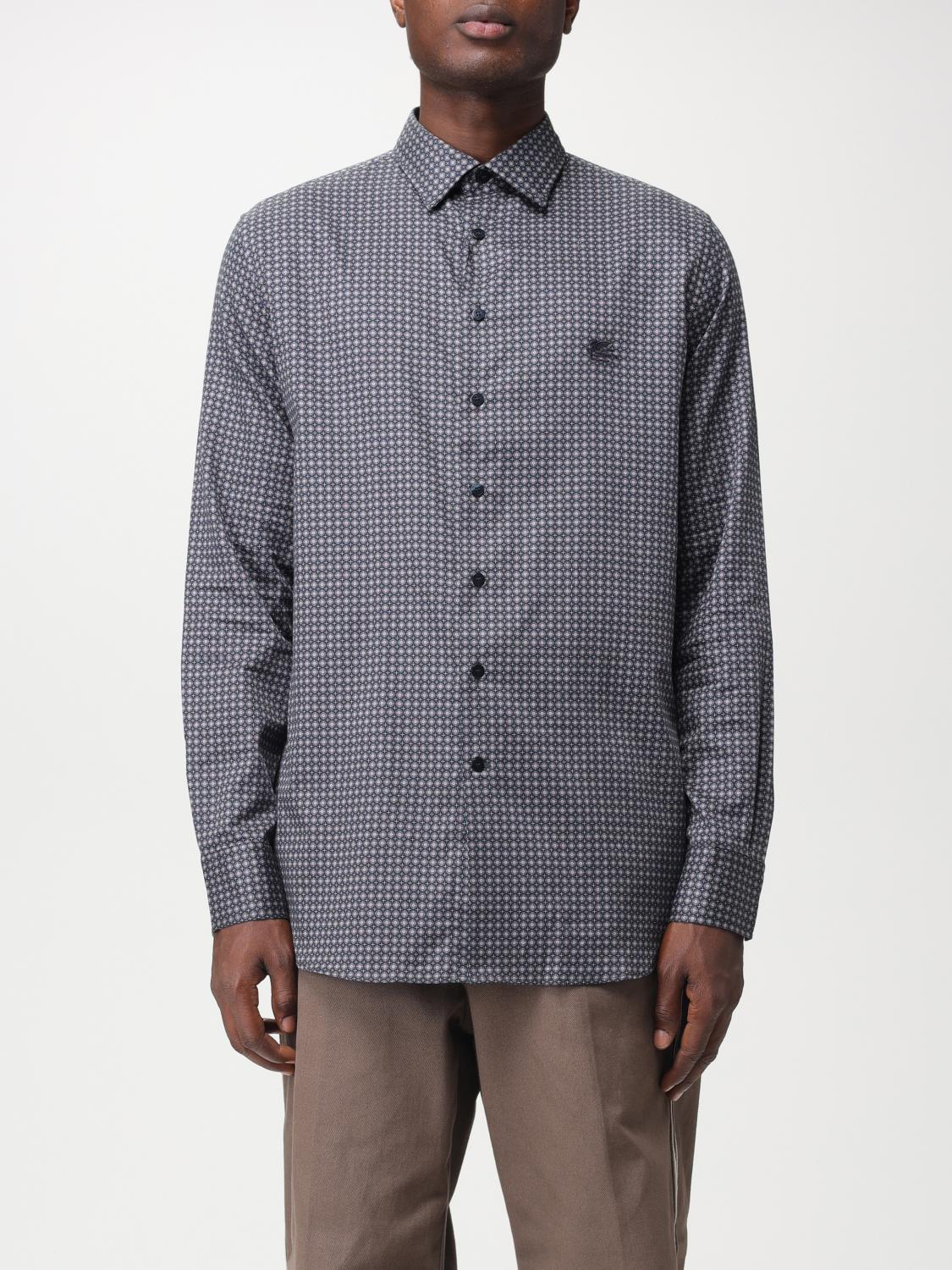 Etro 셔츠 위드 마이크로 패턴