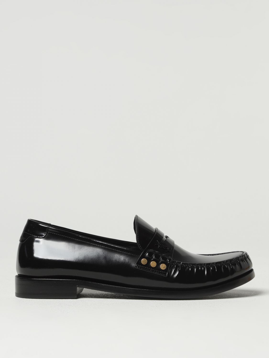 Saint laurent 모카신 in 브러쉬드 레더