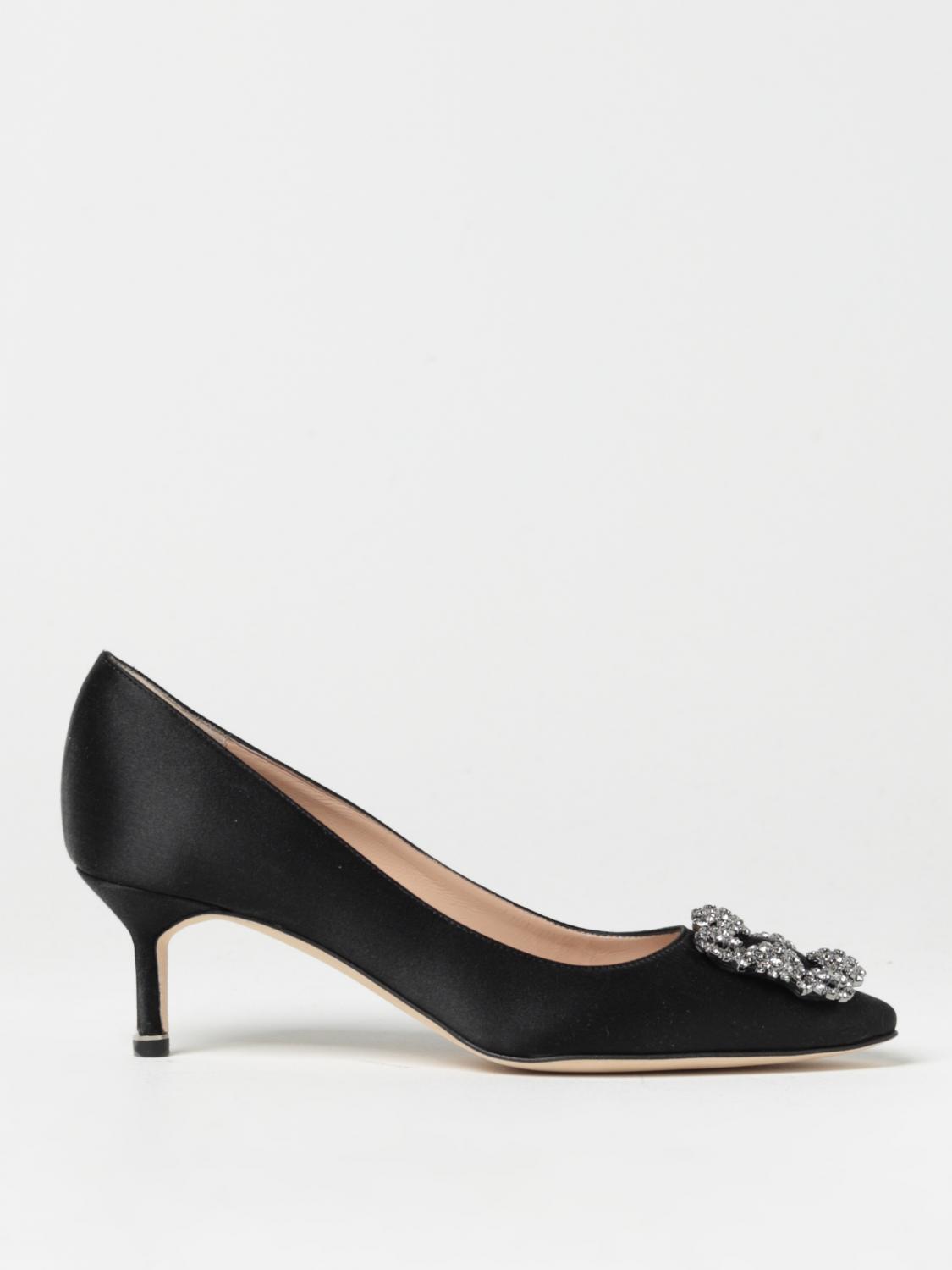 Manolo blahnik hangisi 펌프스 in 샤틴 위드 보석 버클