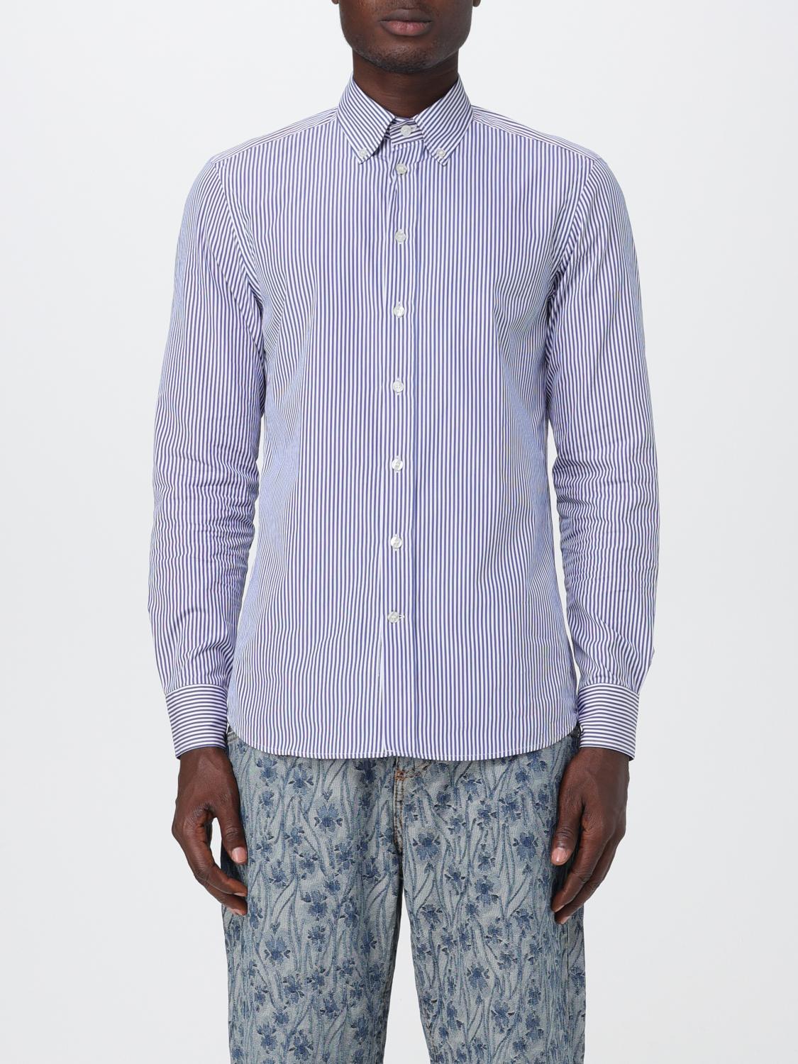 Etro 셔츠 in 스트라이프 포플린