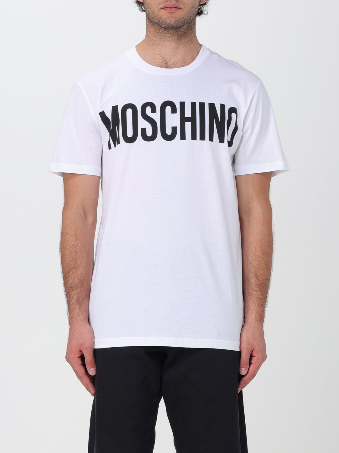 Moschino 꾸뛰르 코튼 티셔츠