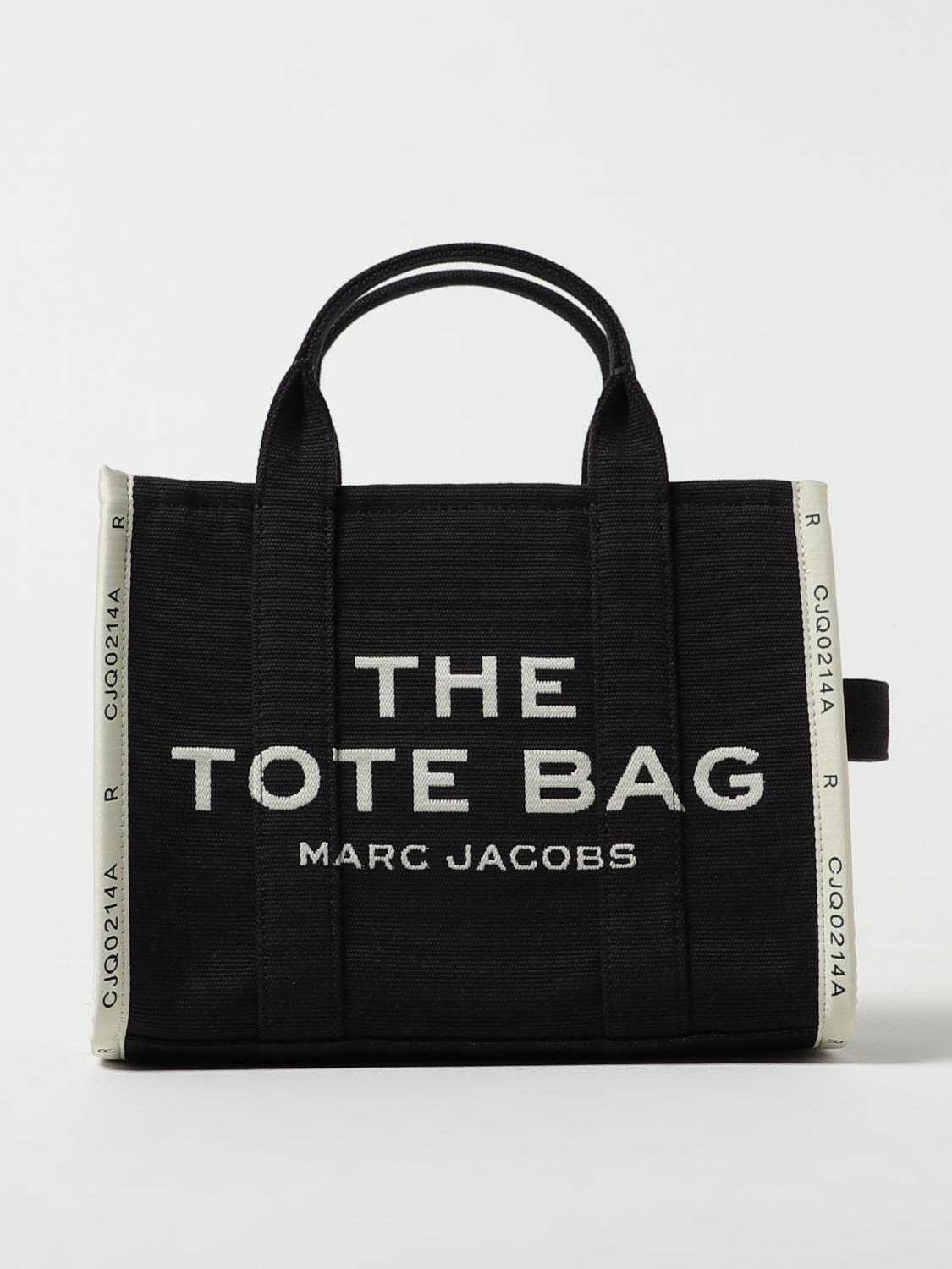 Marc jacobs 더 자카드 미디엄 토트 백 in 캔버스