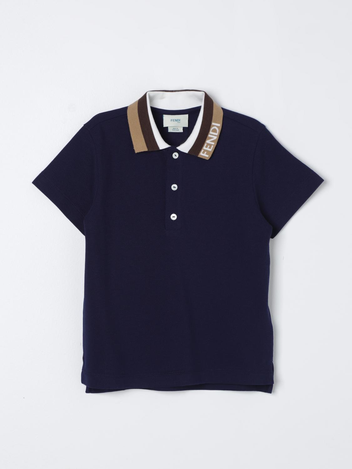 Little Boys 폴로 셔츠 Fendi