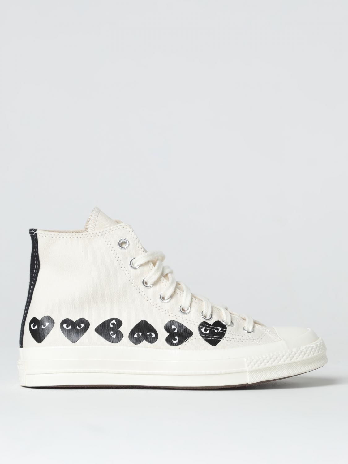 Mens 스니커즈 Comme Des Garçons Play X 컨버스