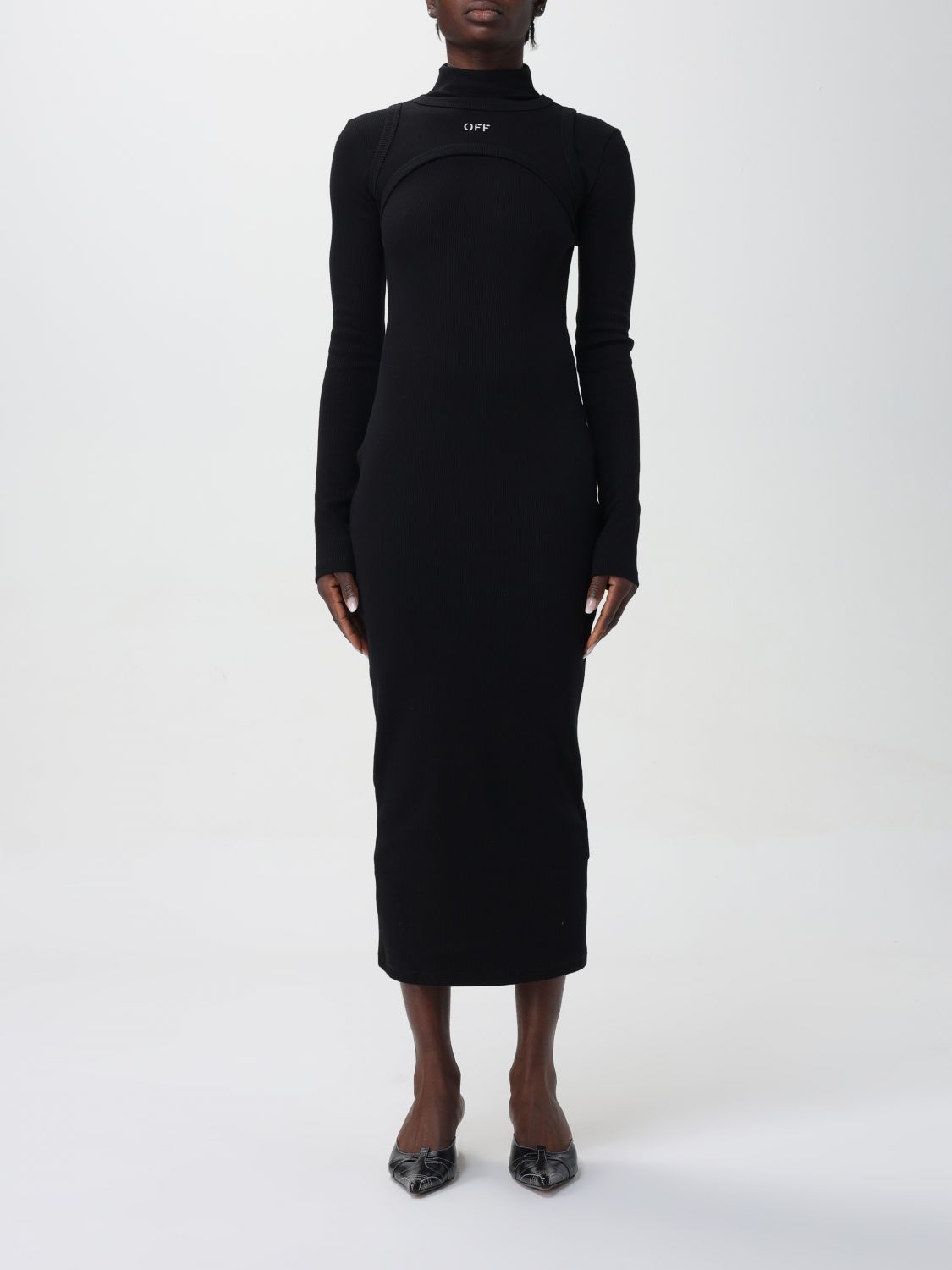 Womans 드레스 Offwhite