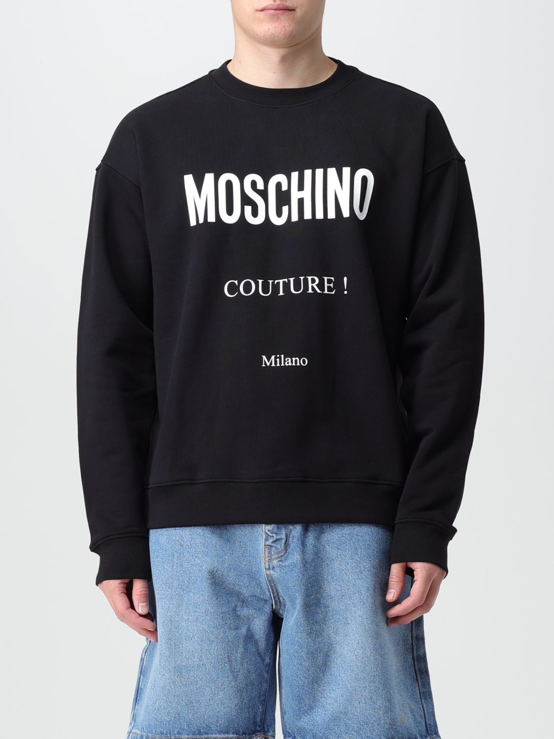 Mens 스웨트 셔츠 Moschino 꾸뛰르