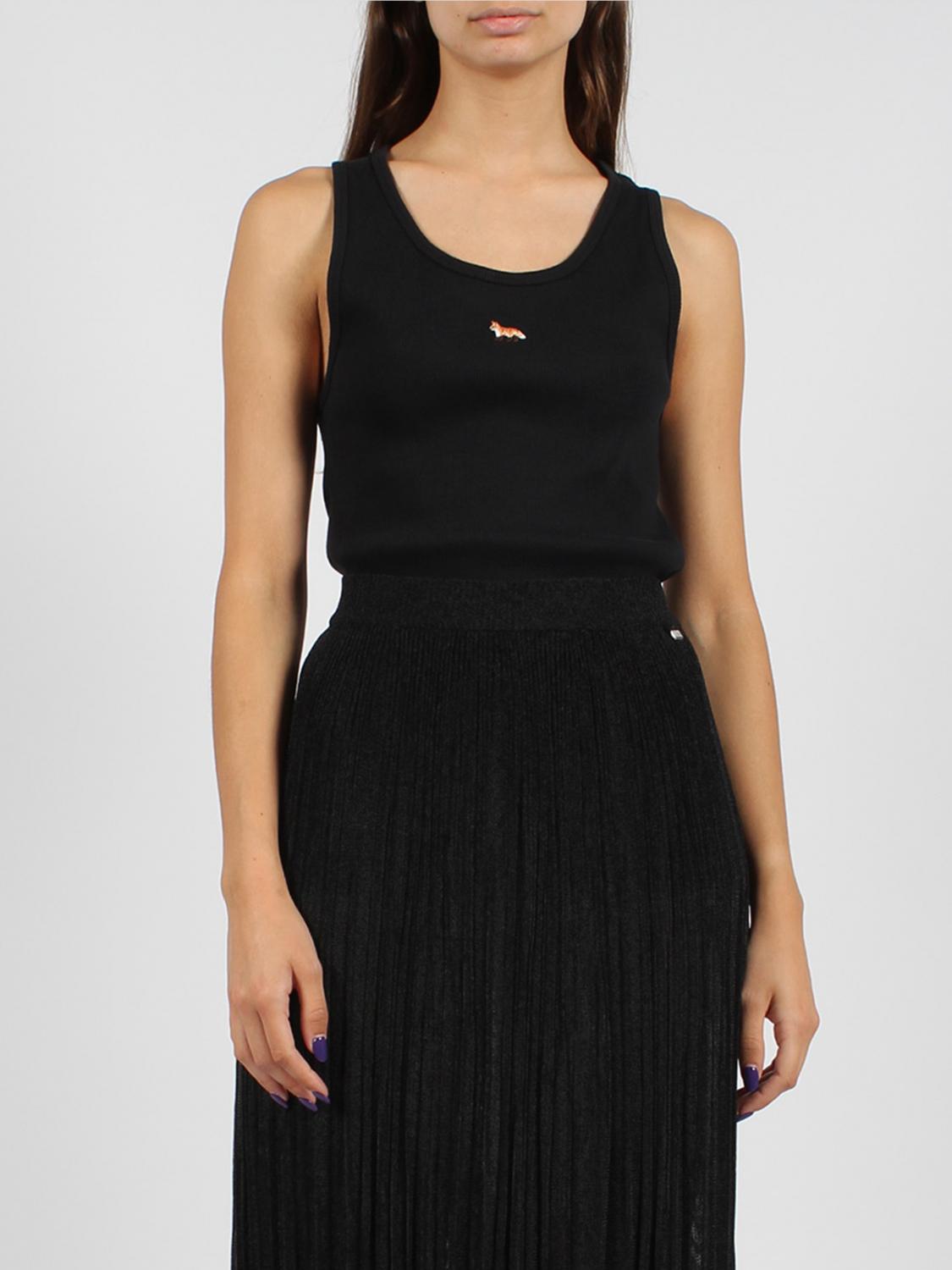 Womans 탑 Maison Kitsuné