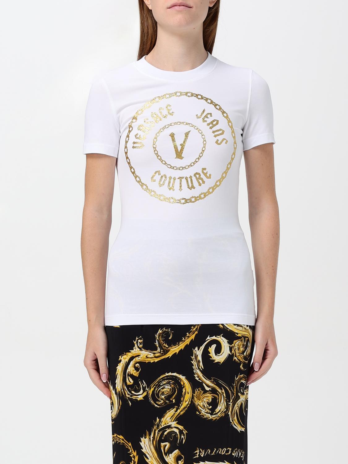 Womans 티셔츠 Versace 진 꾸뛰르