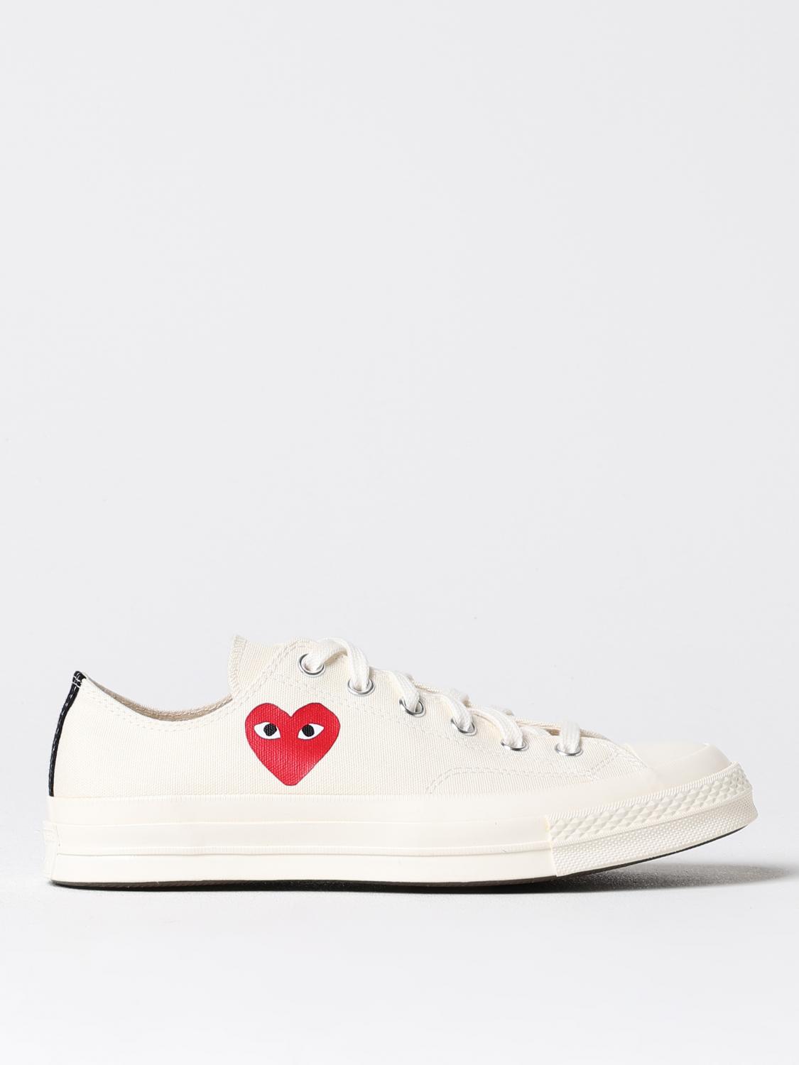 Mens 스니커즈 Comme Des Garçons Play X 컨버스