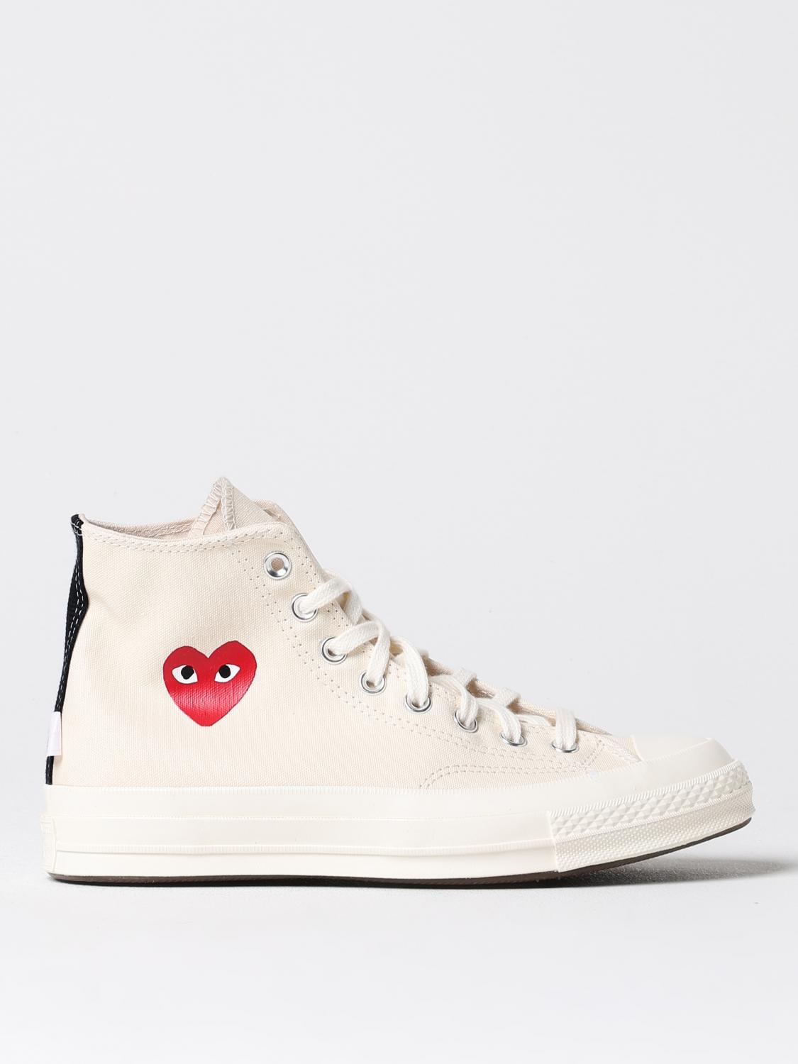 Mens 스니커즈 Comme Des Garçons Play X 컨버스