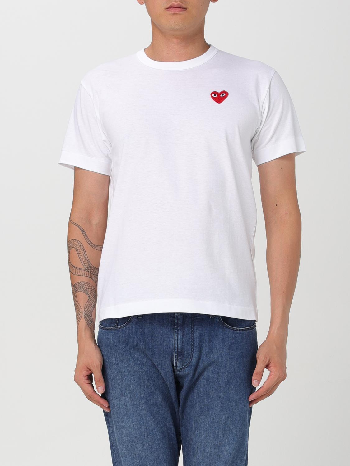 Mens 티셔츠 Comme Des Garcons Play
