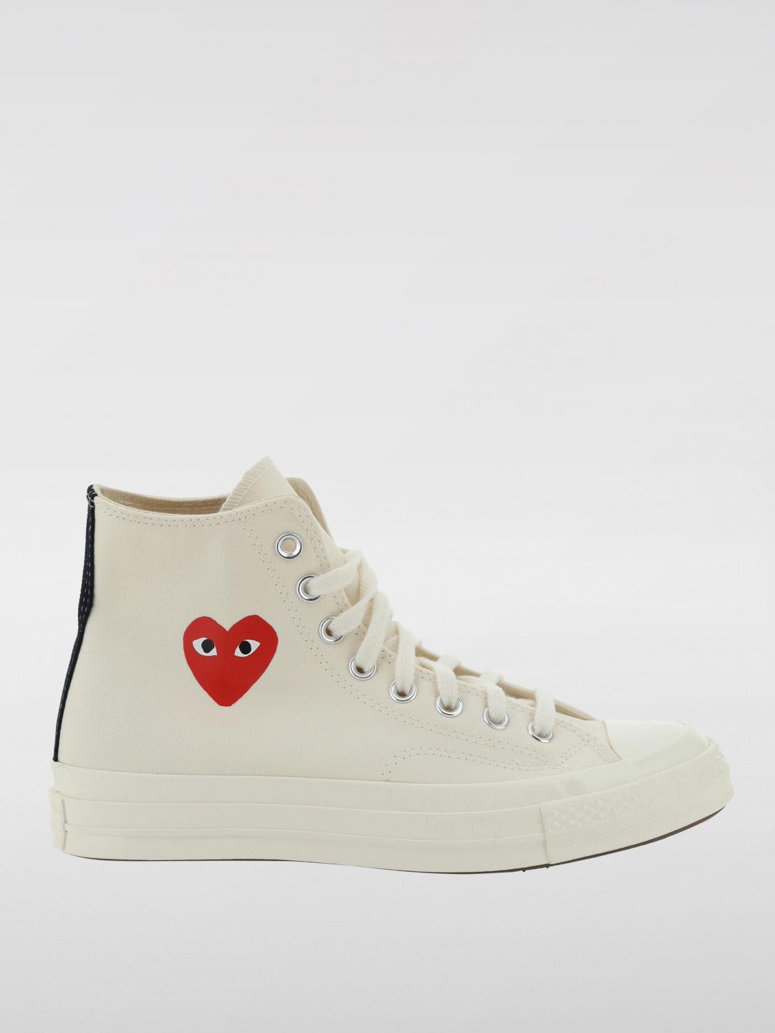 Mens 스니커즈 Comme Des Garçons Play X 컨버스