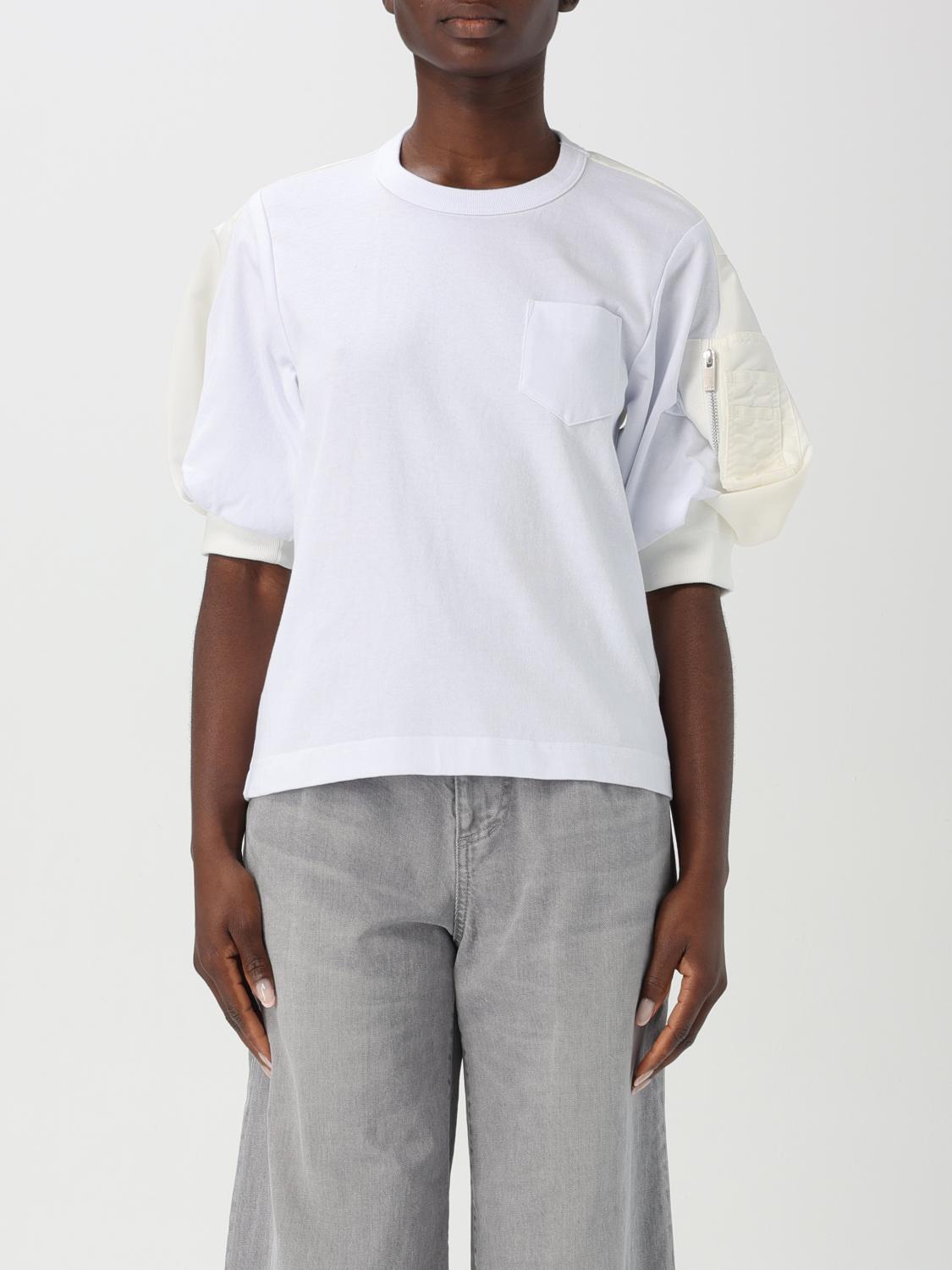 Womans 티셔츠 Sacai
