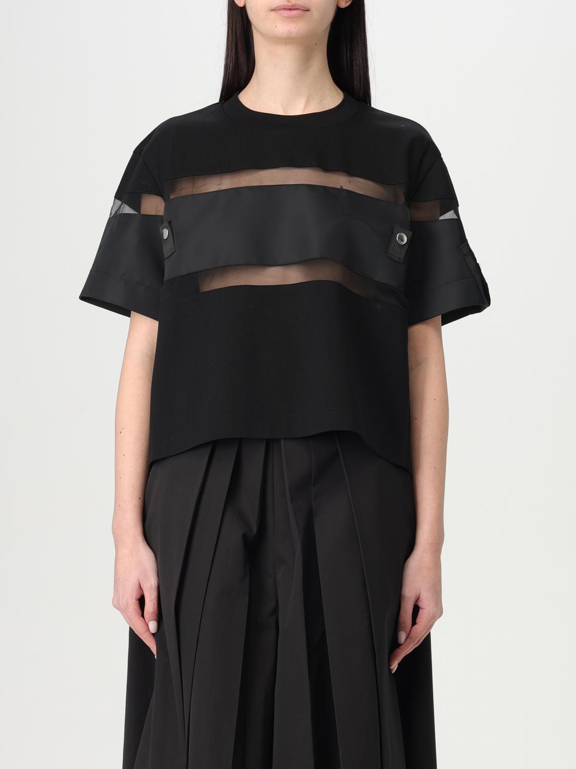 Womans 티셔츠 Sacai
