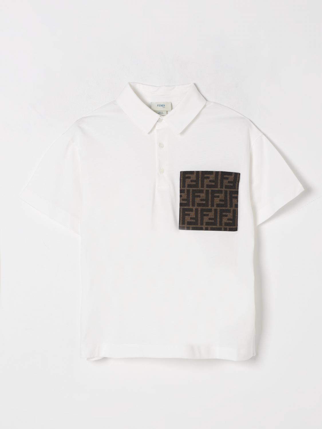Little Boys 폴로 셔츠 Fendi