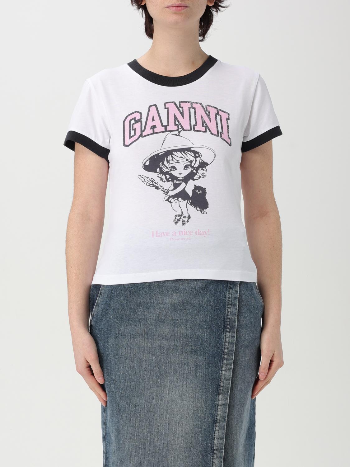 Womans 티셔츠 Ganni