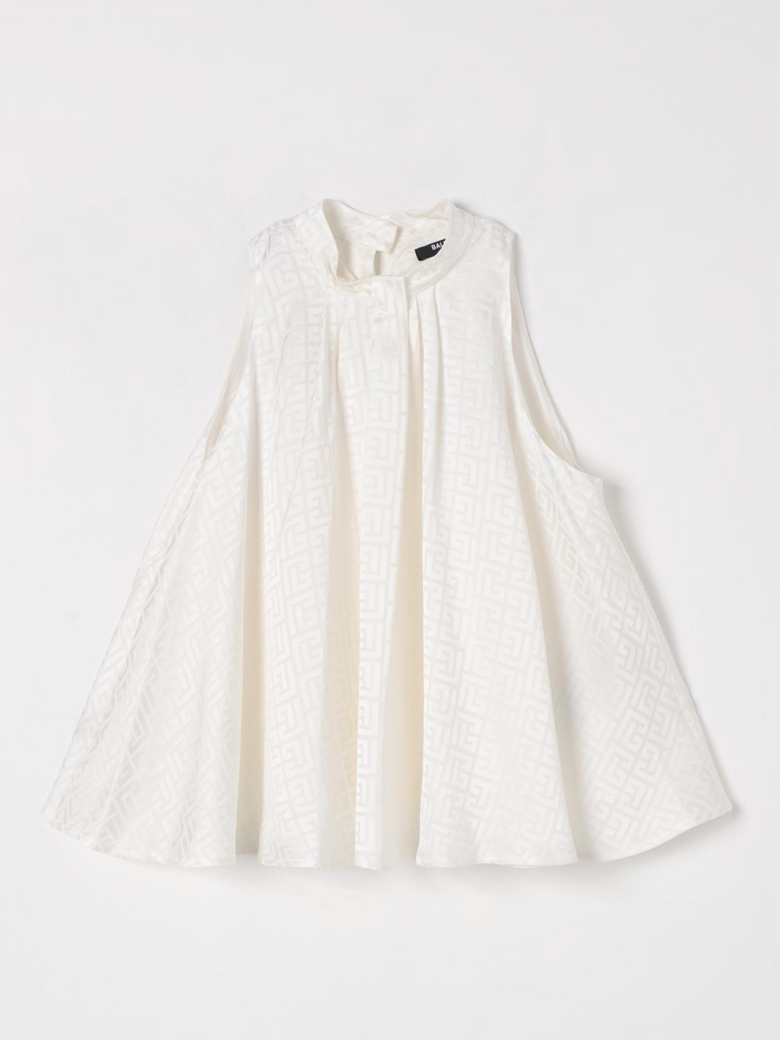 Little Girls 탑 Balmain