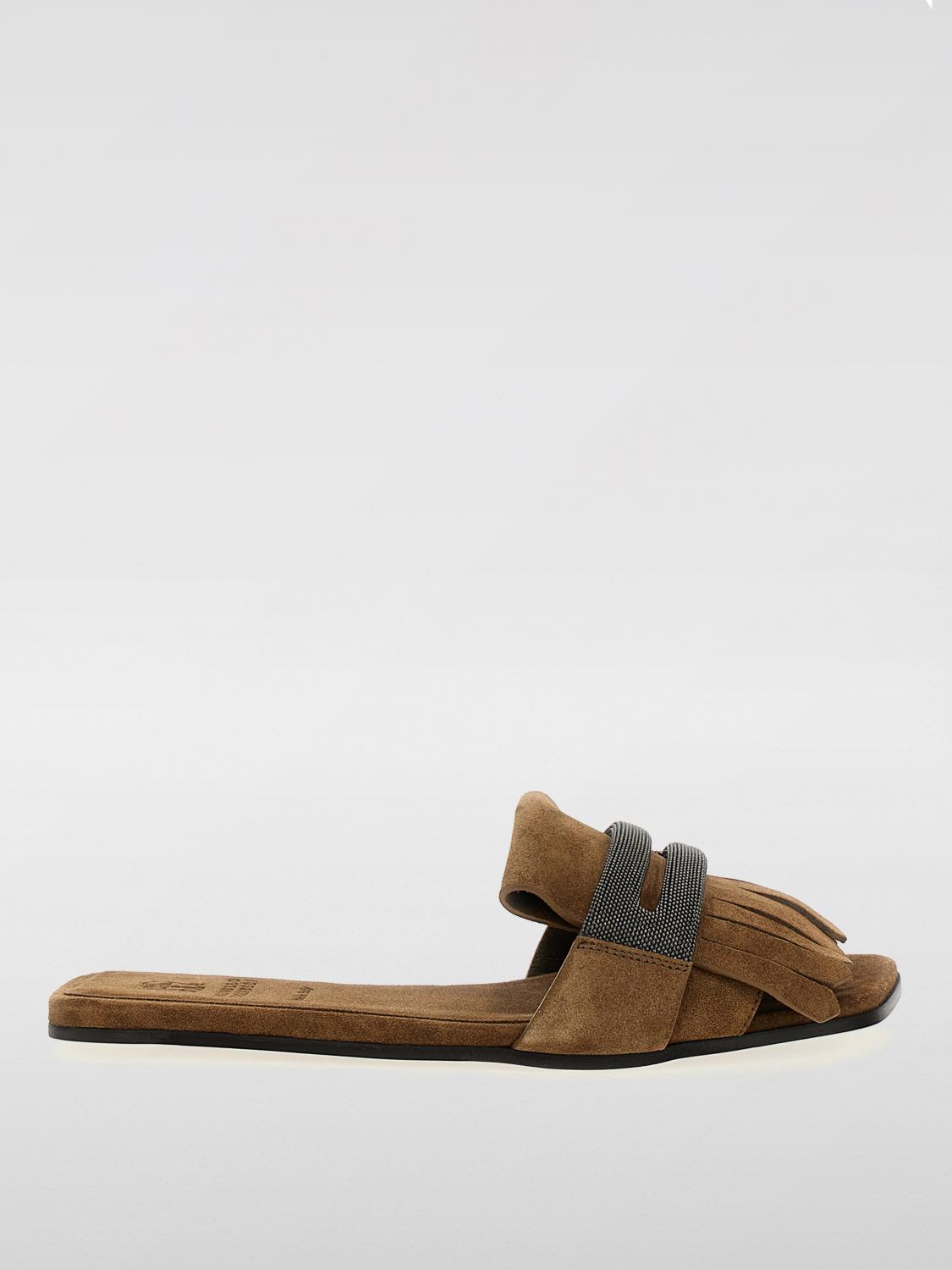 Womans 플랫 샌들 Brunello Cucinelli