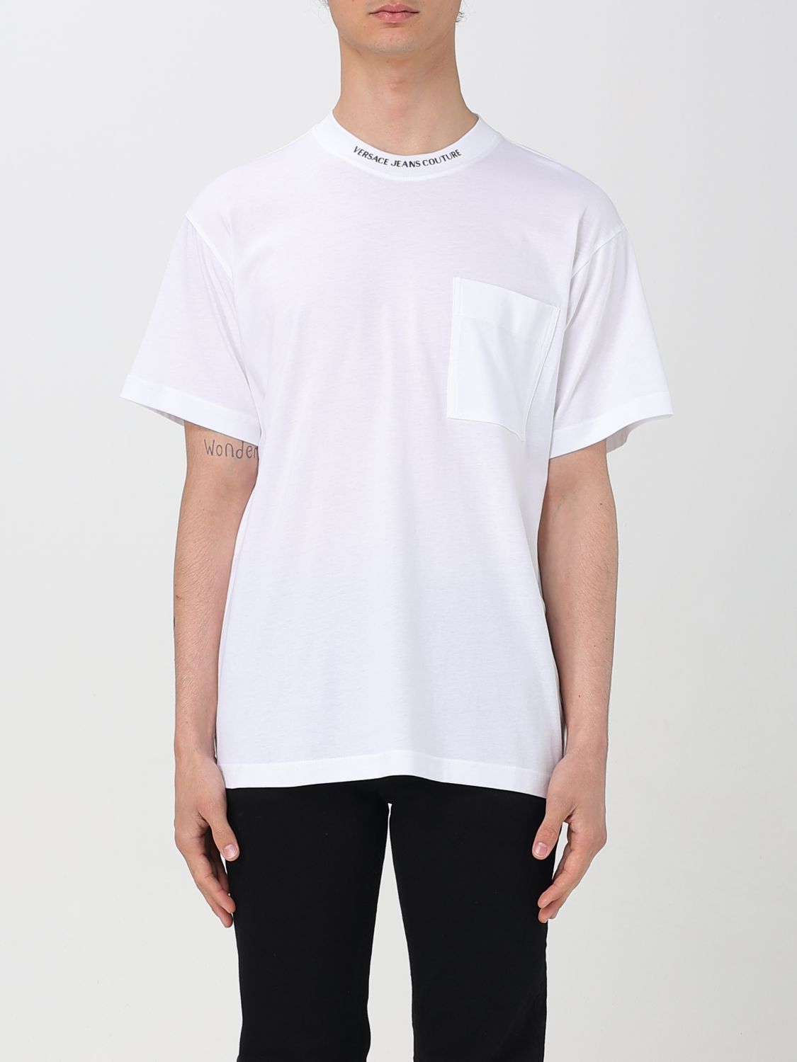 Mens 티셔츠 Versace 진 꾸뛰르