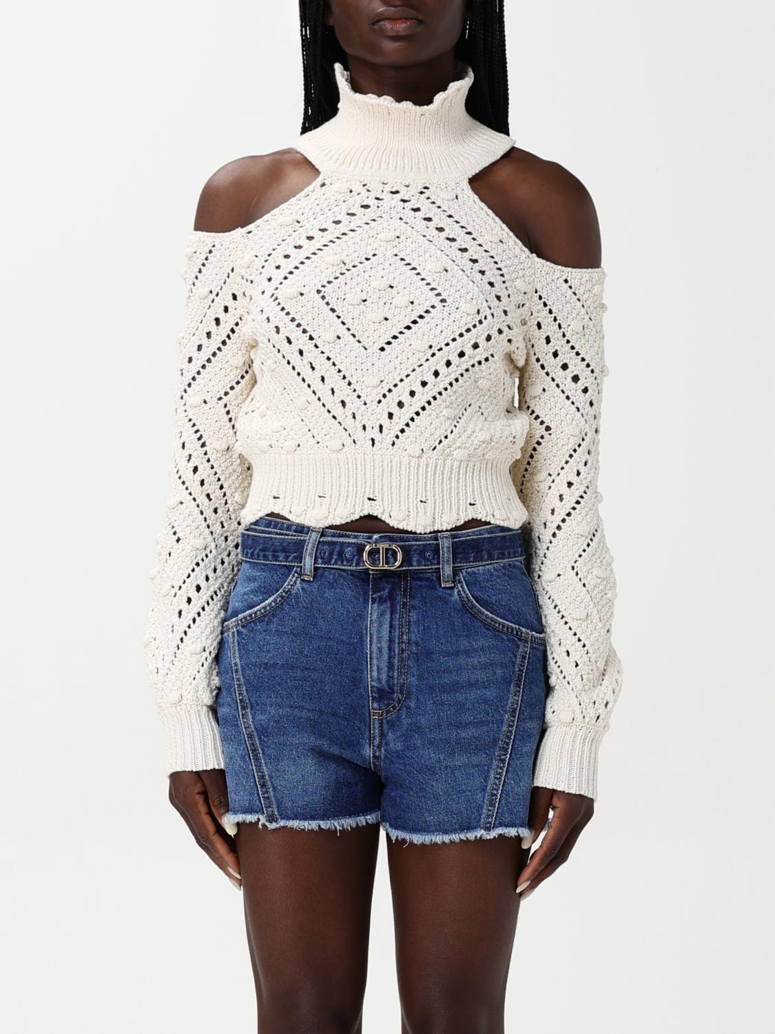 Womans 탑 Twinset