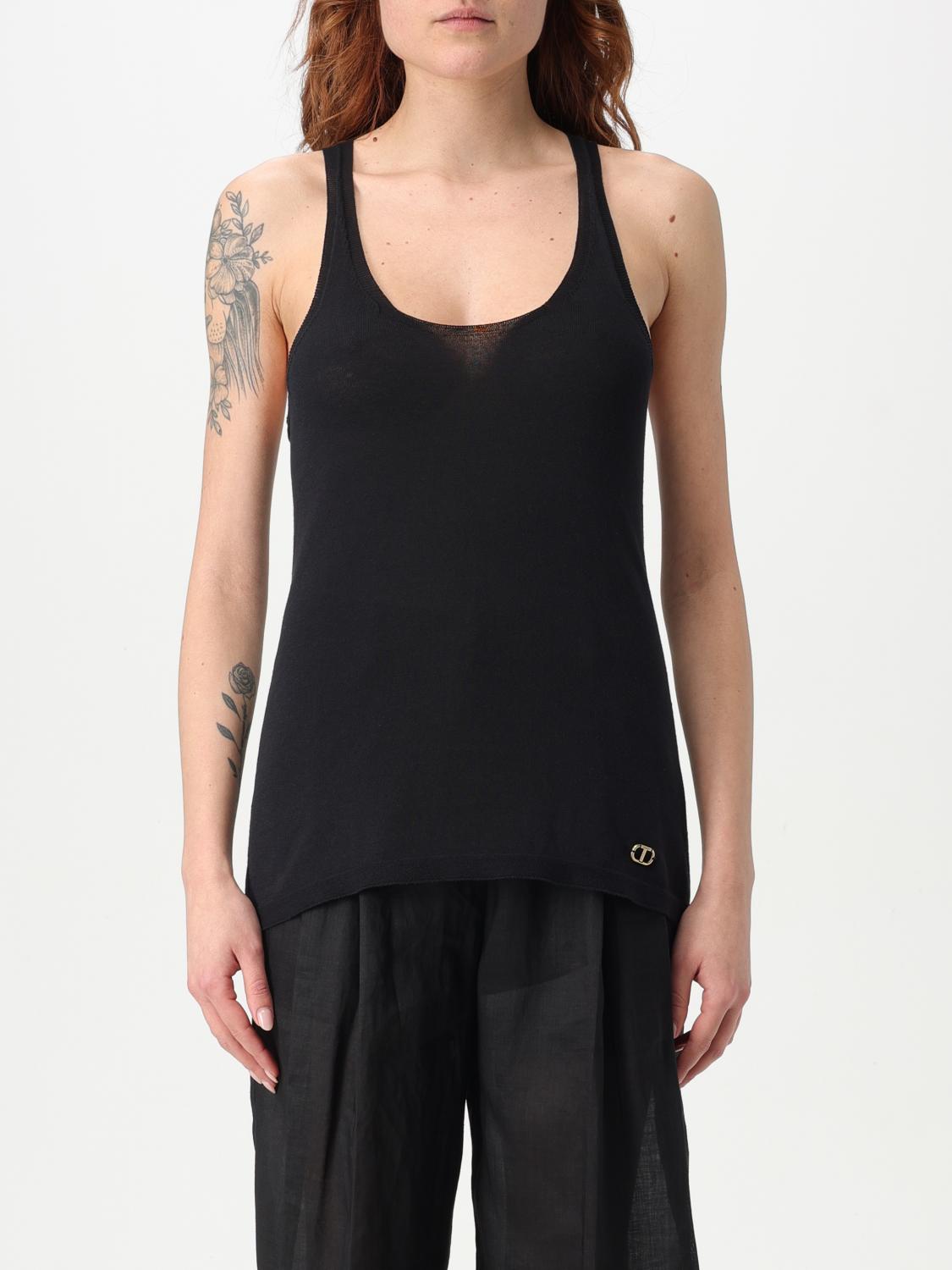 Womans 탑 Twinset