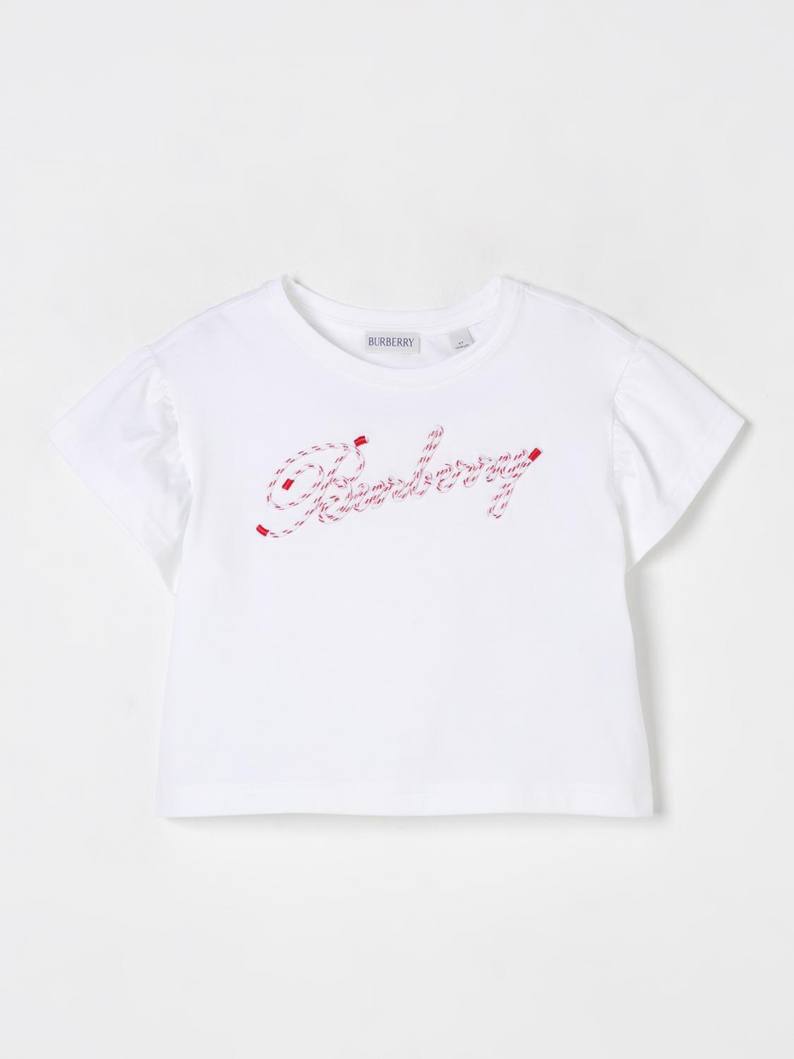Little Girls 티셔츠 Burberry