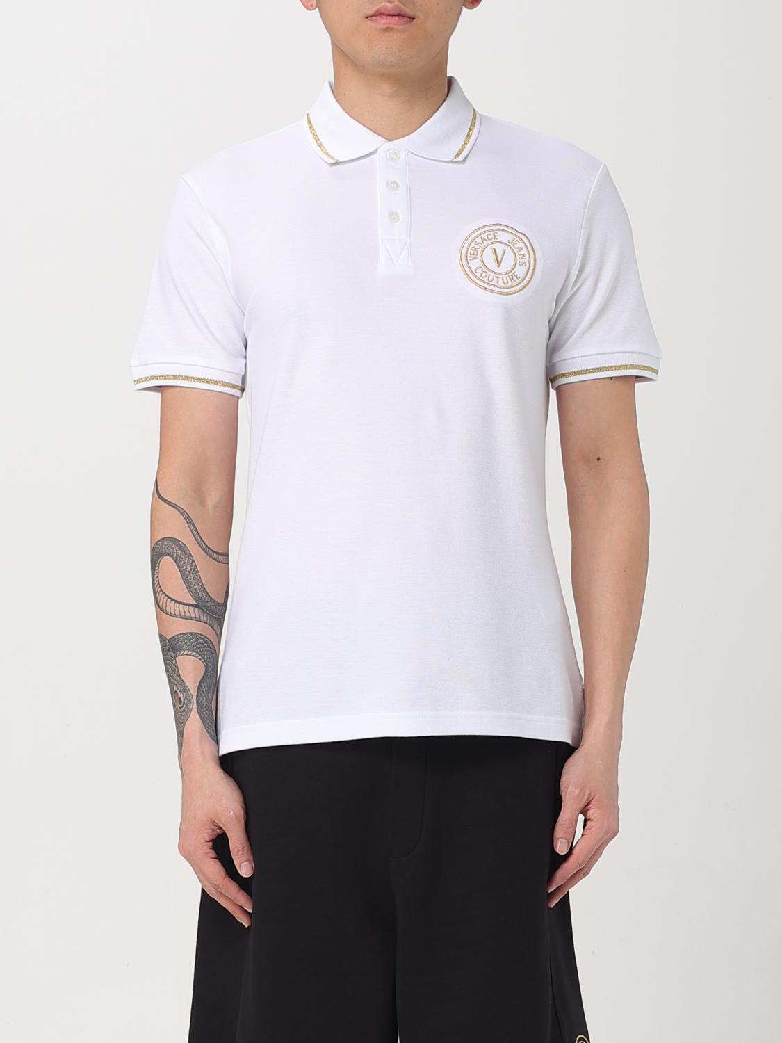 Mens 폴로 셔츠 Versace 진 꾸뛰르