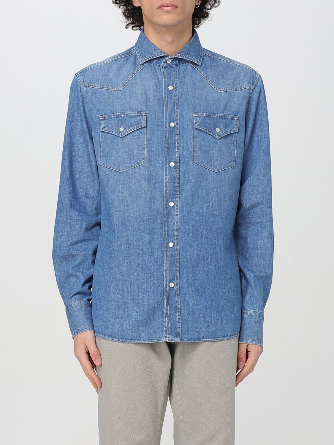 Mens 셔츠 Brunello Cucinelli