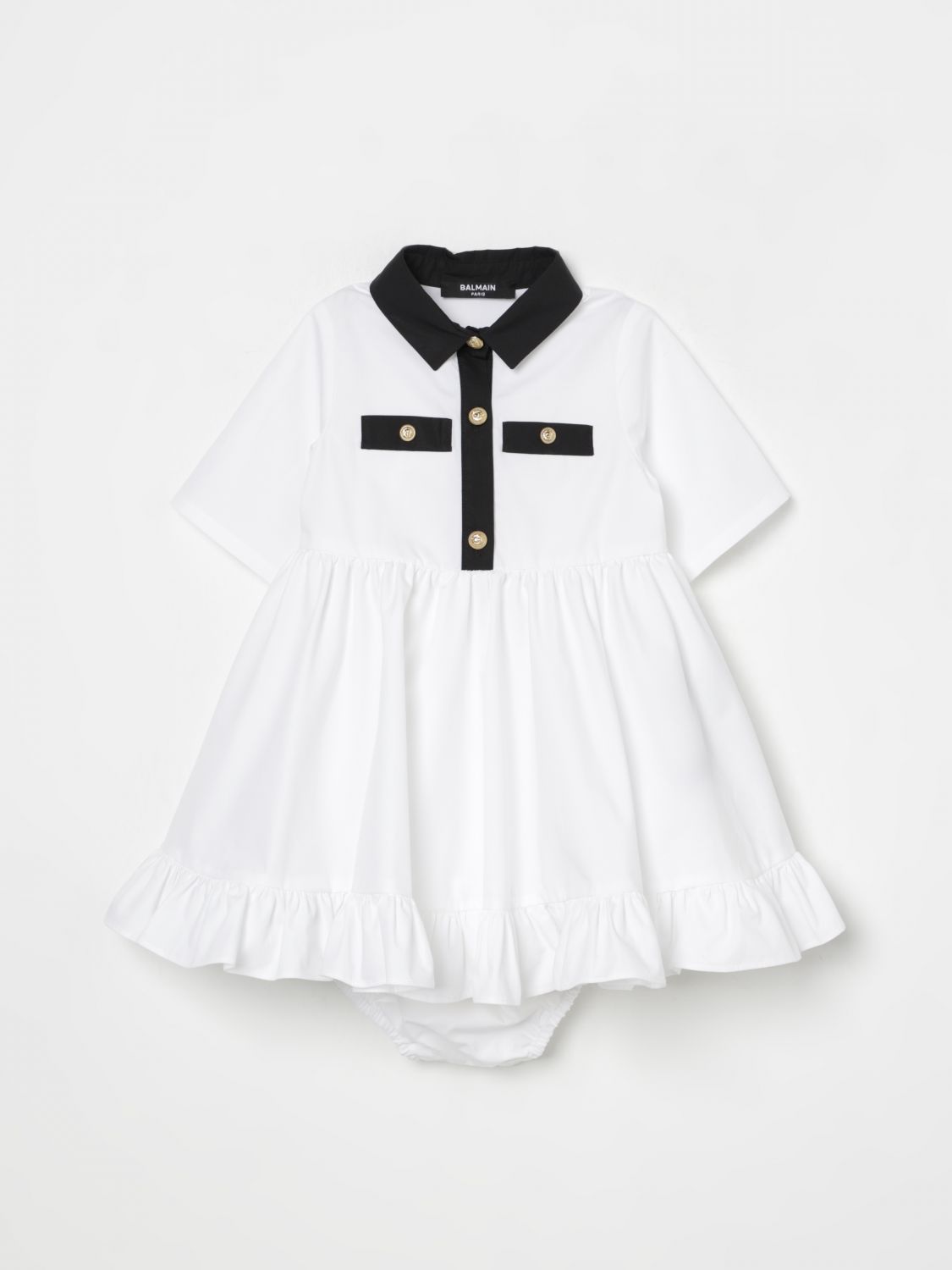 Little Girls 드레스 Balmain