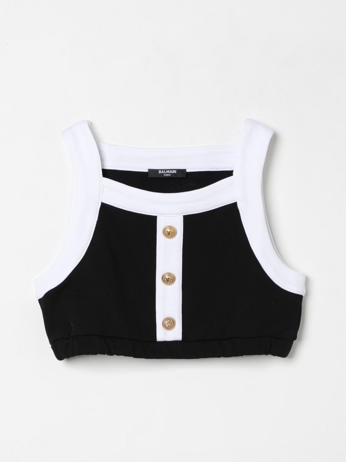 Little Girls 탑 Balmain