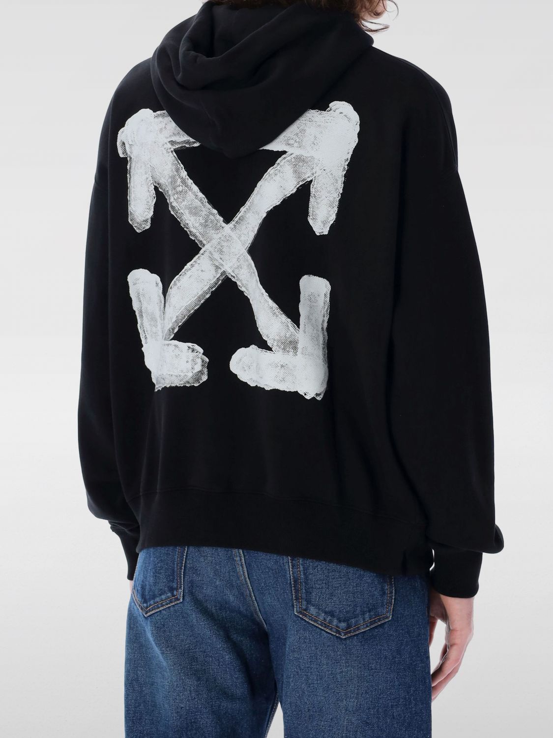 Mens 스웨트 셔츠 Offwhite