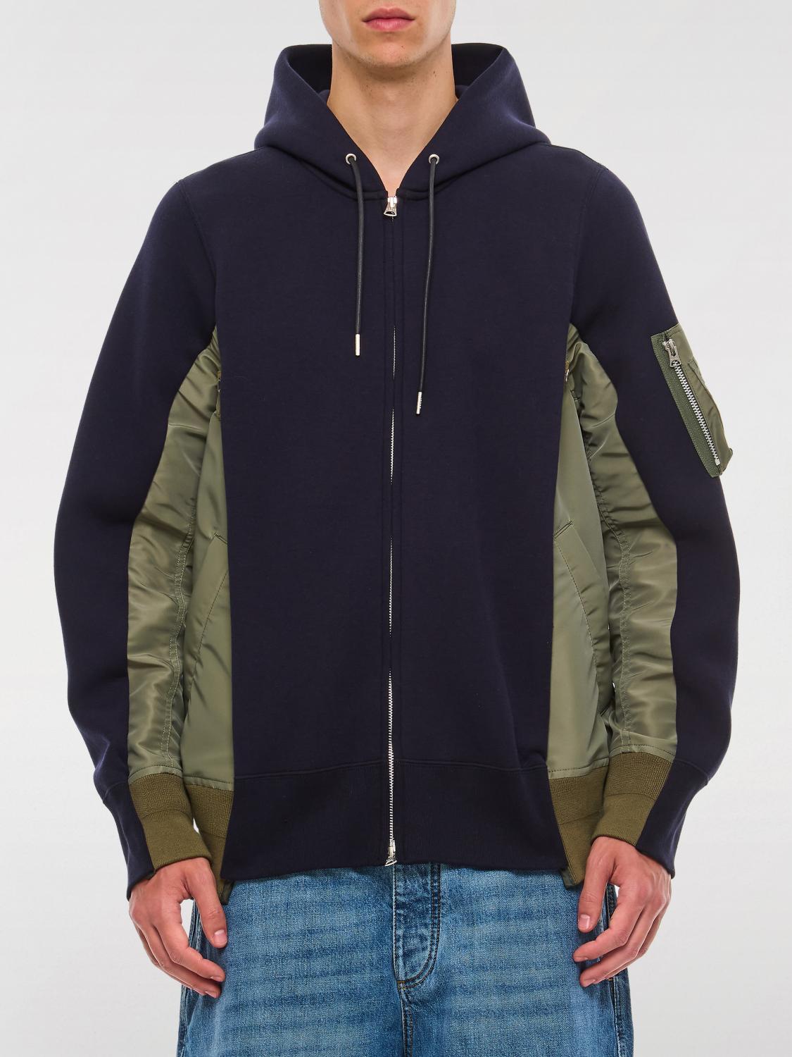 Mens 스웨트 셔츠 Sacai