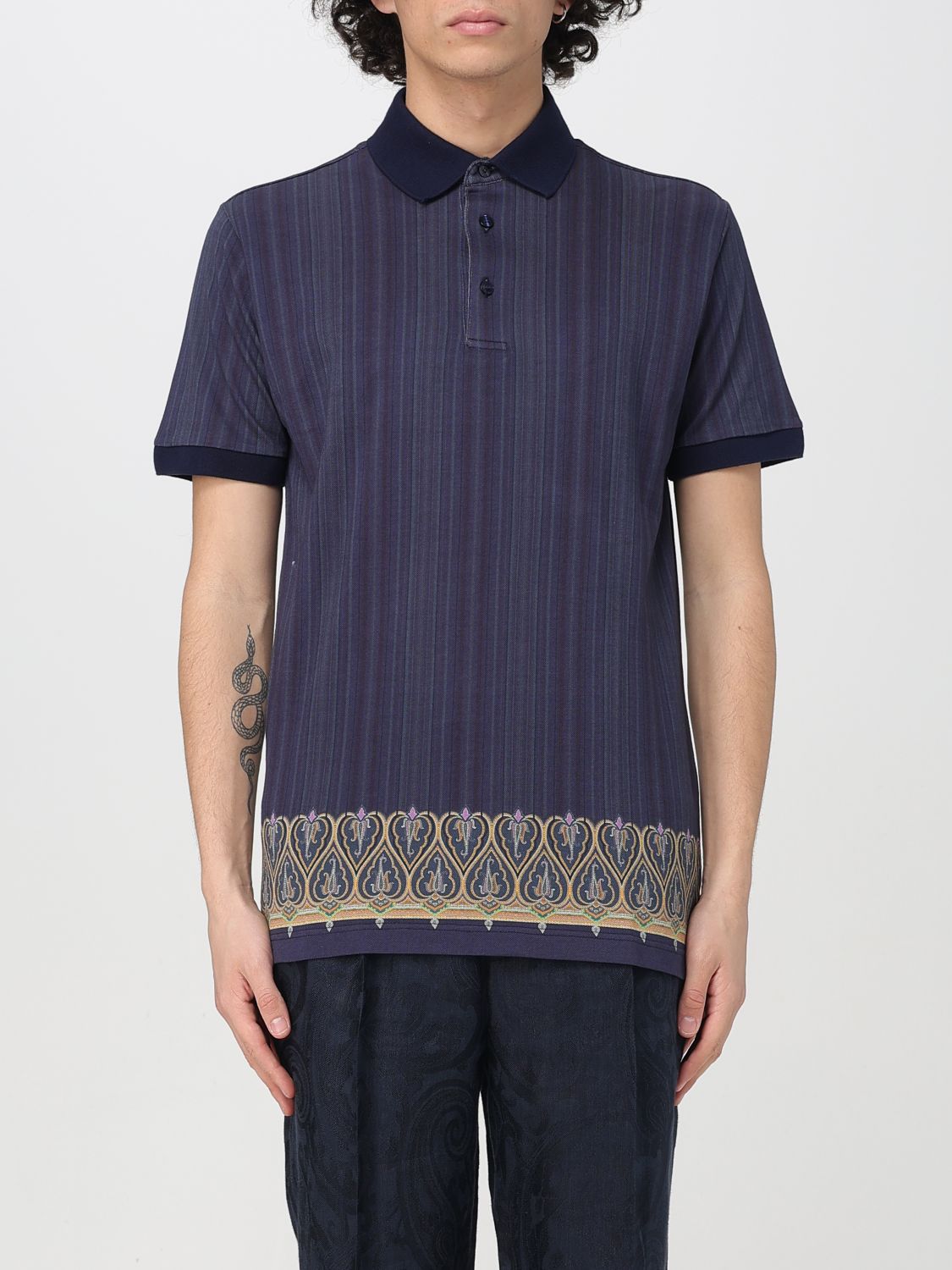 Mens 폴로 셔츠 Etro