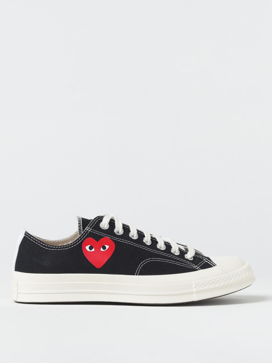Mens 스니커즈 Comme Des Garçons Play X 컨버스