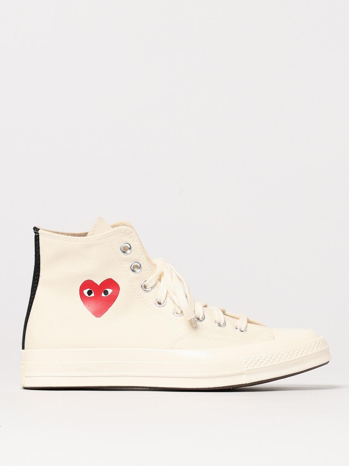 Mens 스니커즈 Comme Des Garçons Play X 컨버스