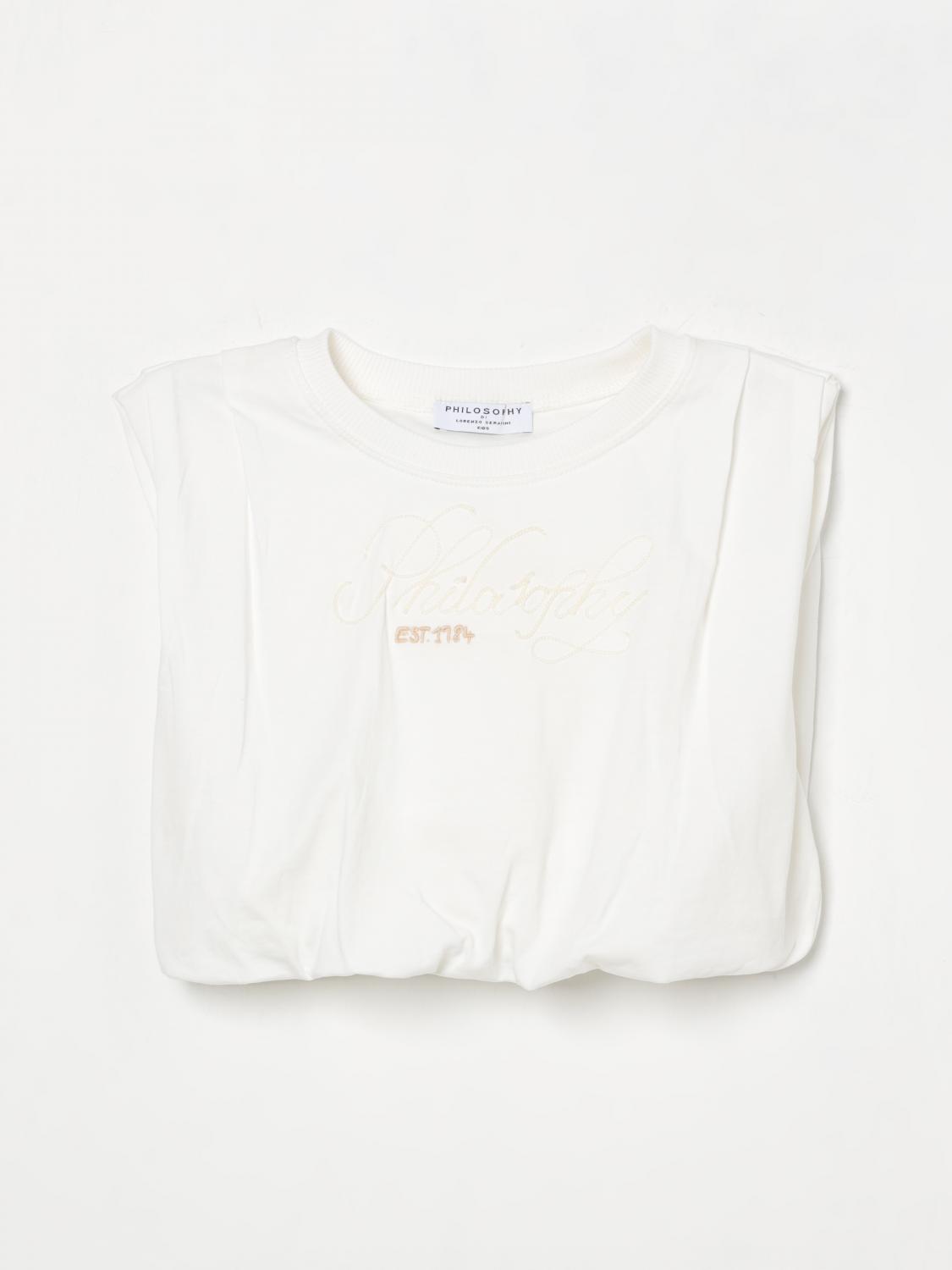 Little Girls 티셔츠 Philosophy Di Lorenzo Serafini