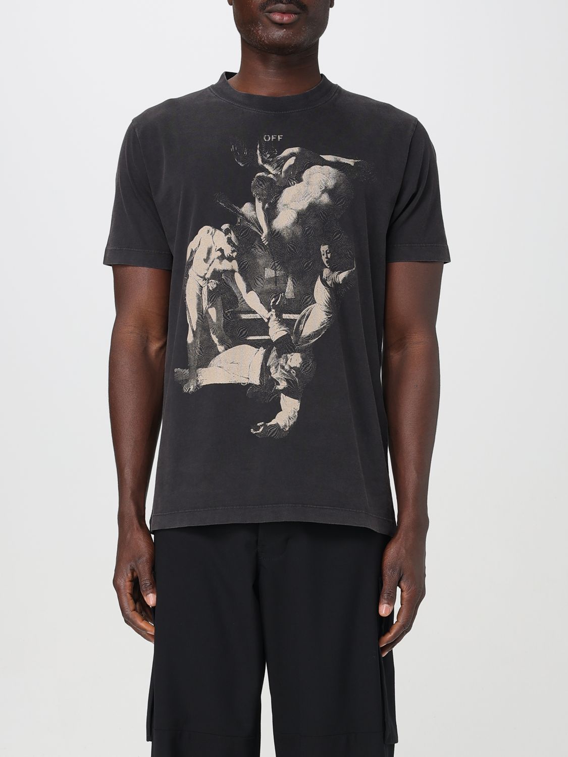 Mens 티셔츠 Offwhite