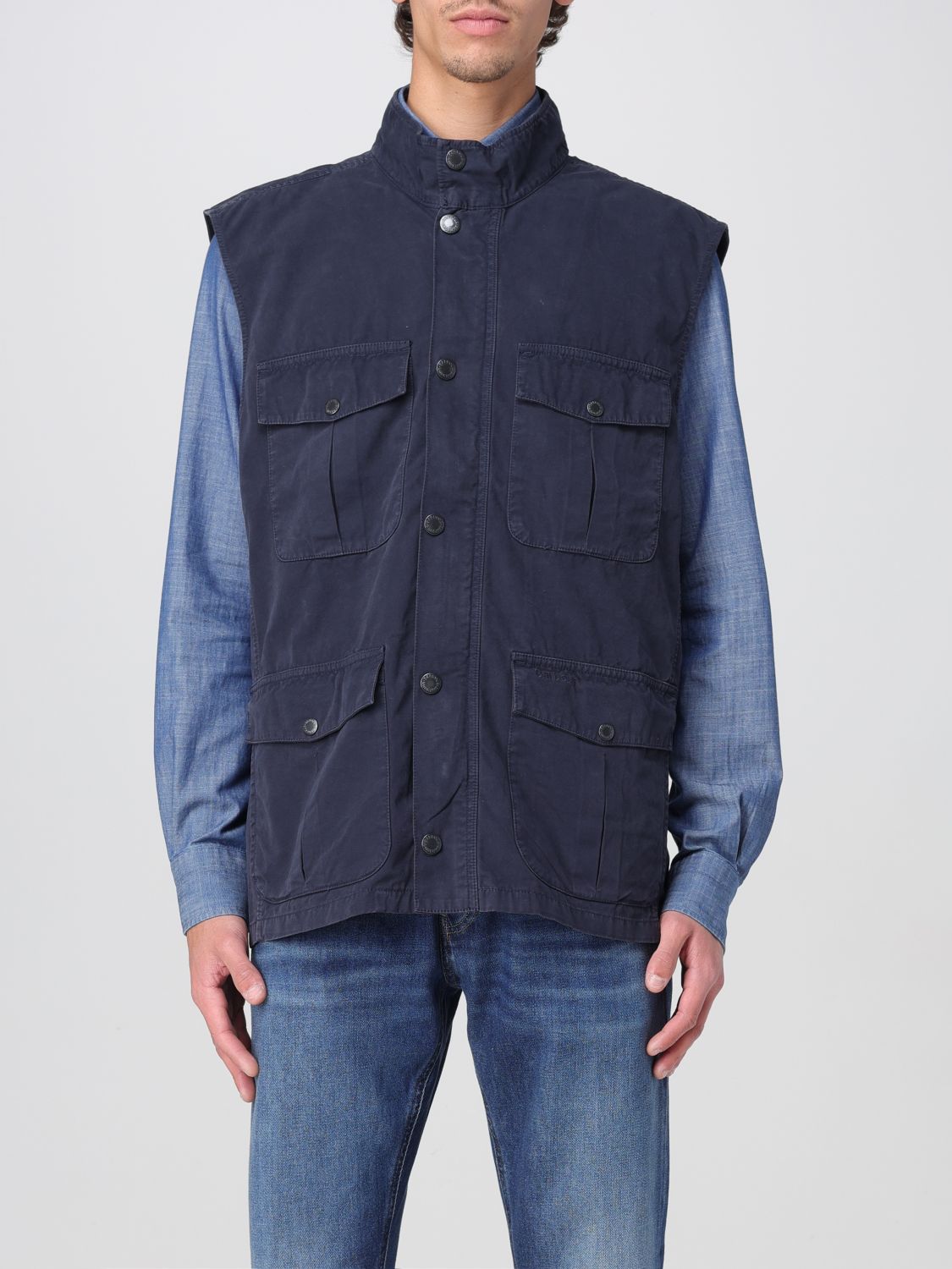 Mens 수트 베스트 Barbour