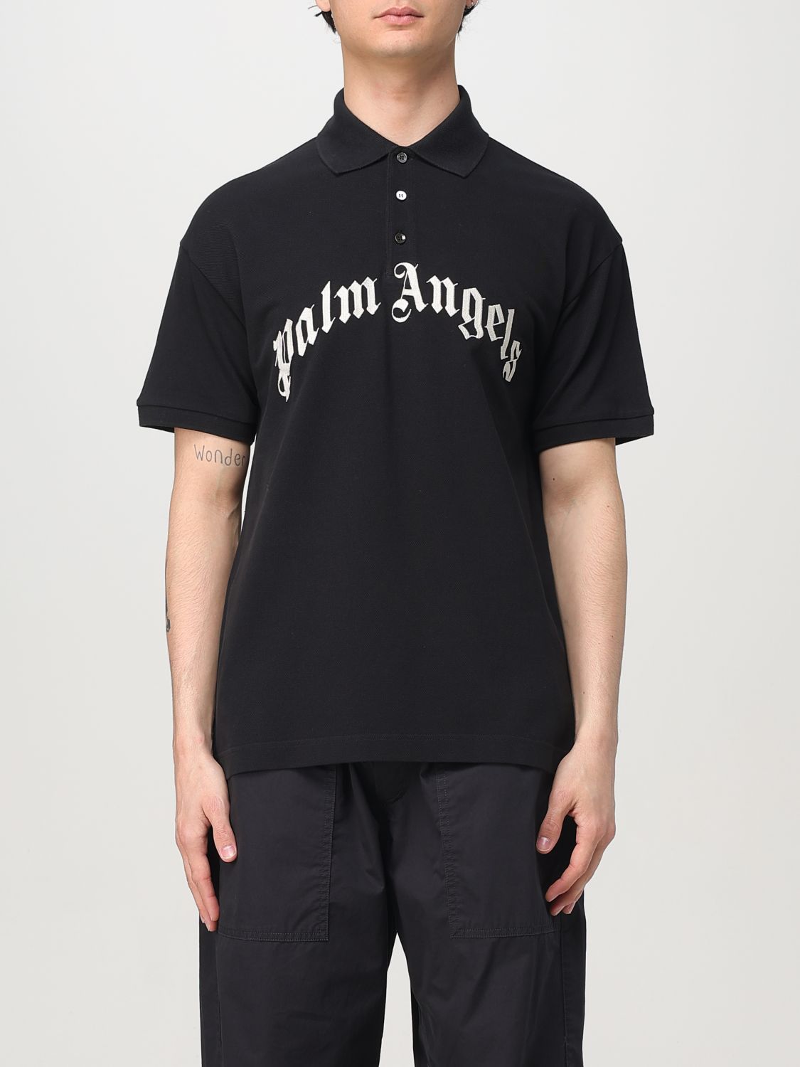 Mens 폴로 셔츠 Palm Angels