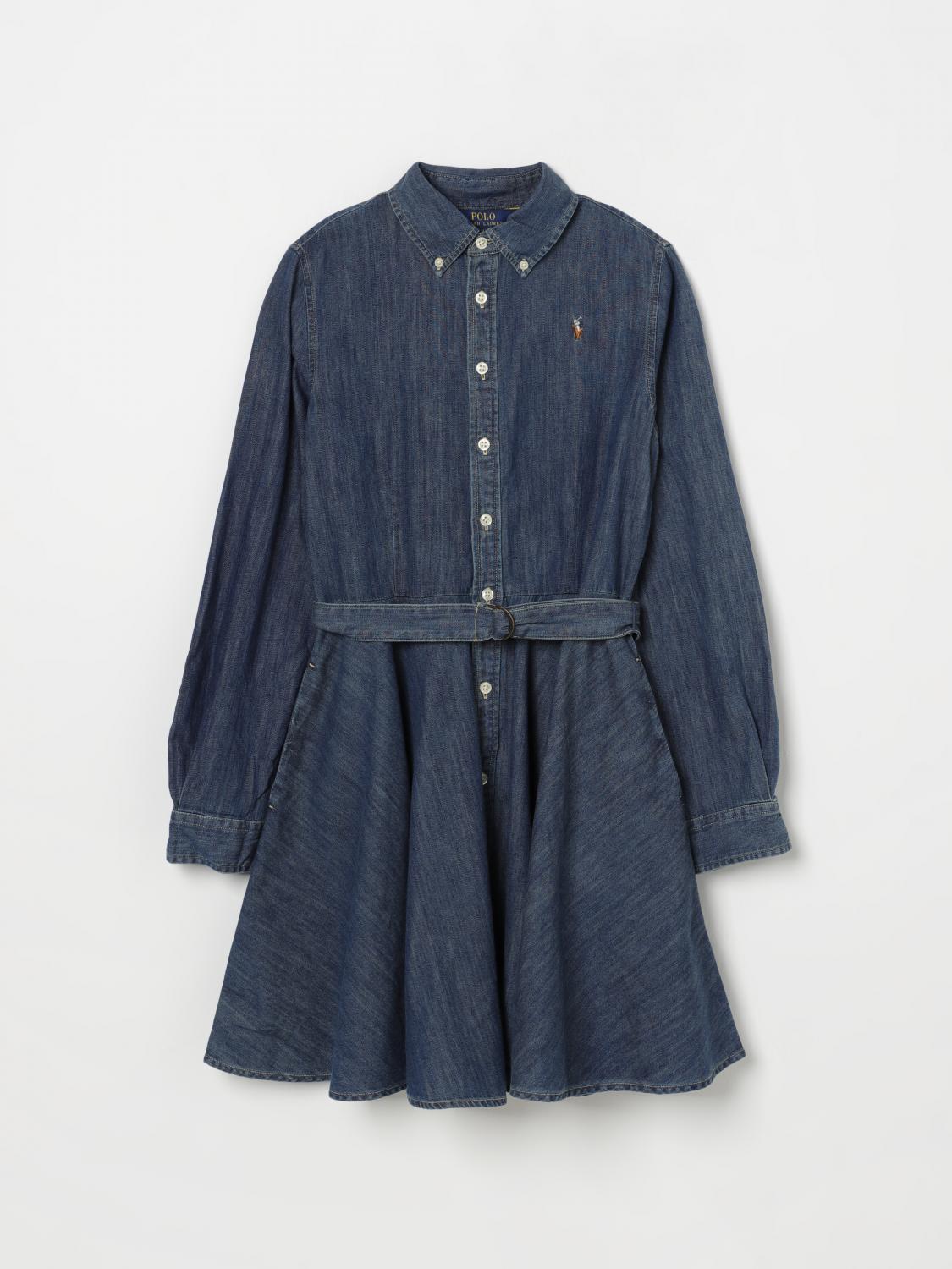 Little Girls 드레스 폴로 Ralph Lauren
