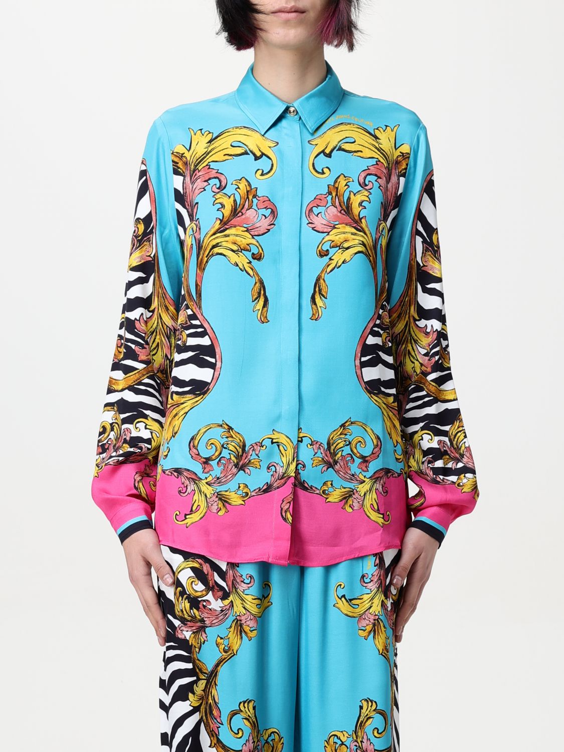 Womans 셔츠 Versace 진 꾸뛰르