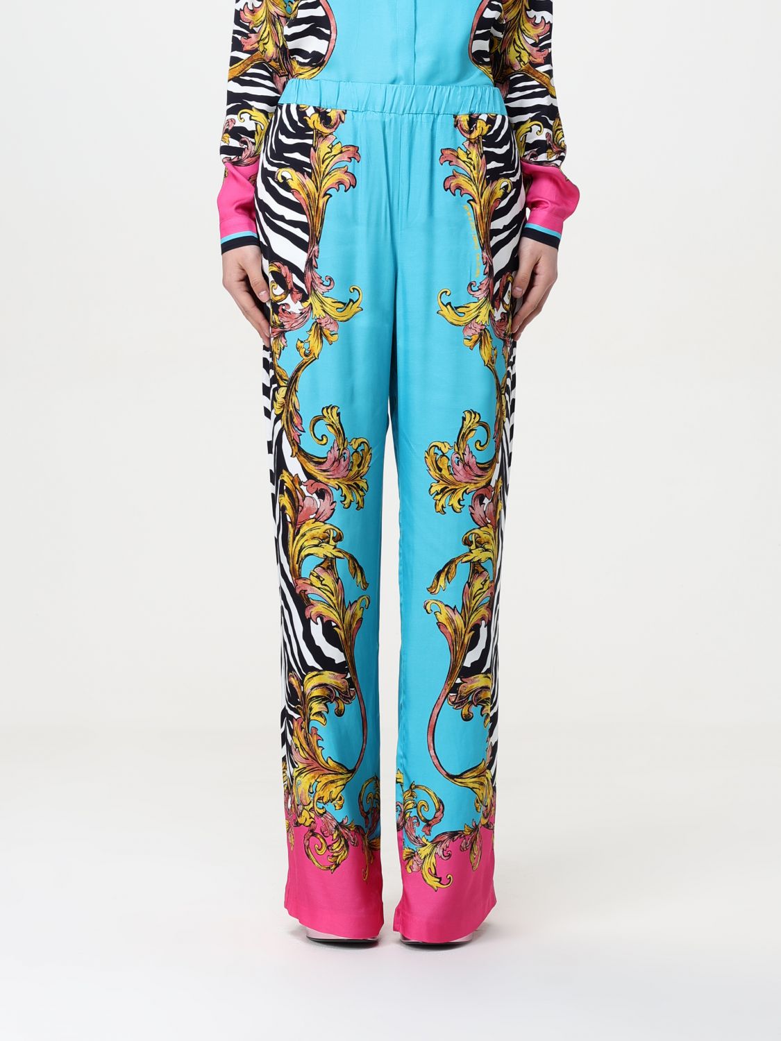 Womans 팬츠 Versace 진 꾸뛰르