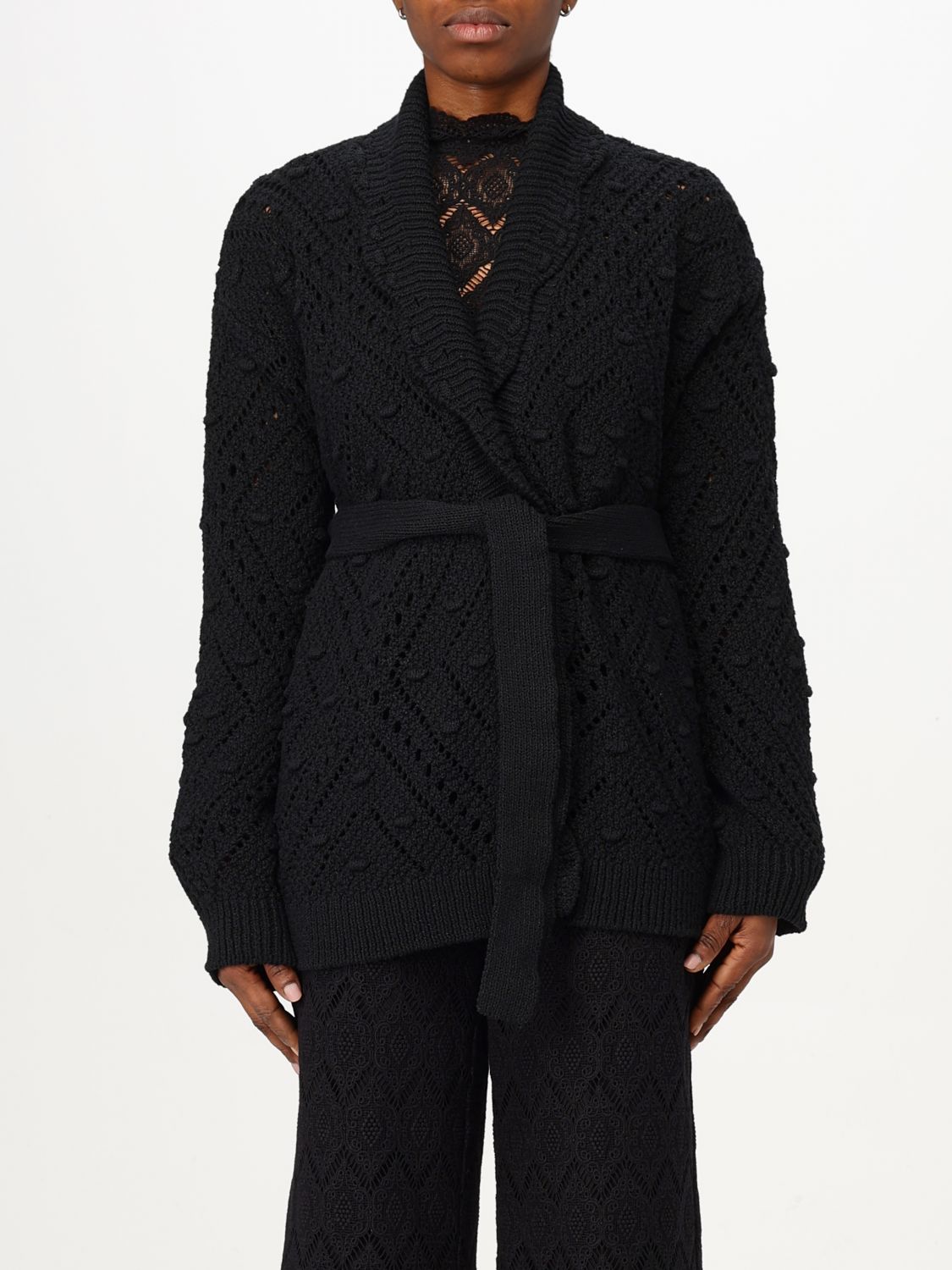 Womans 가디건 Twinset