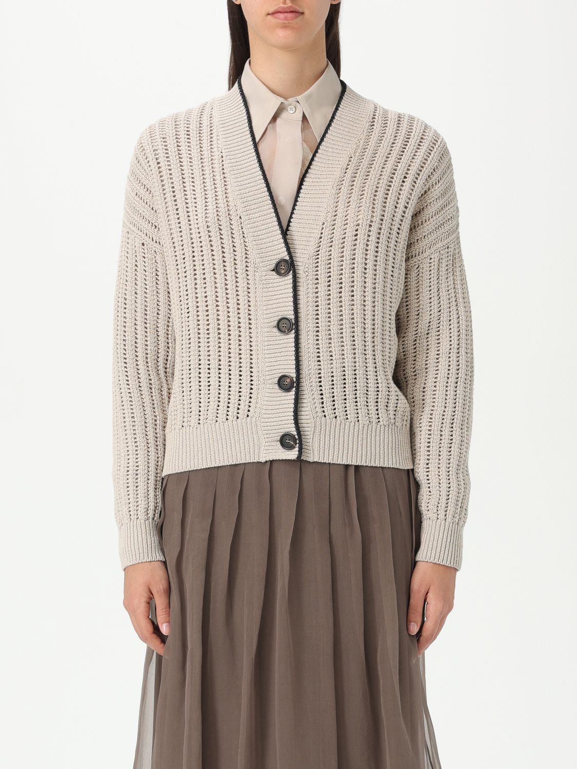 Womans 가디건 Brunello Cucinelli