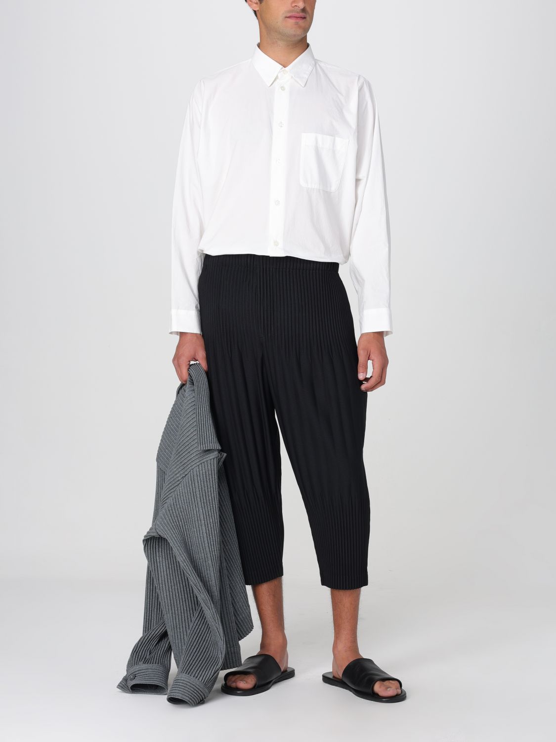 Mens 셔츠 Homme Plisse Issey Miyake
