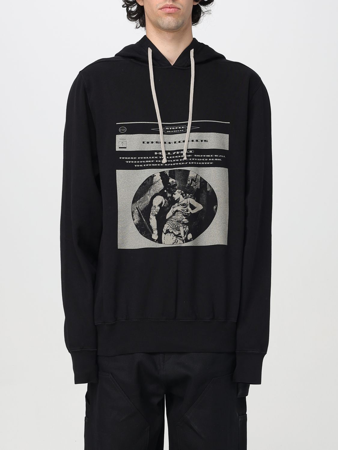 Mens 스웨트 셔츠 Rick Owens Drkshdw