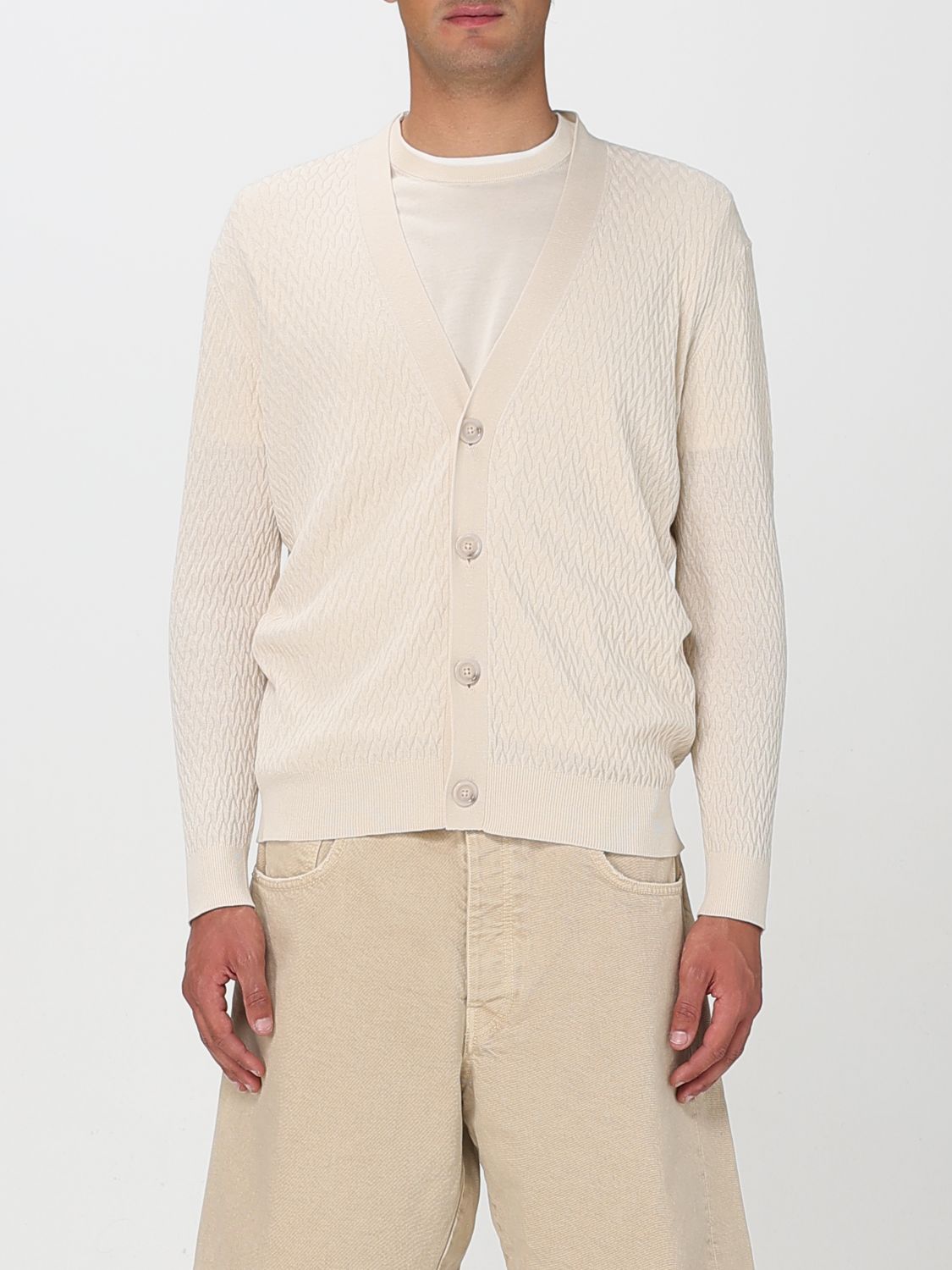 Mens 가디건 Paolo Pecora