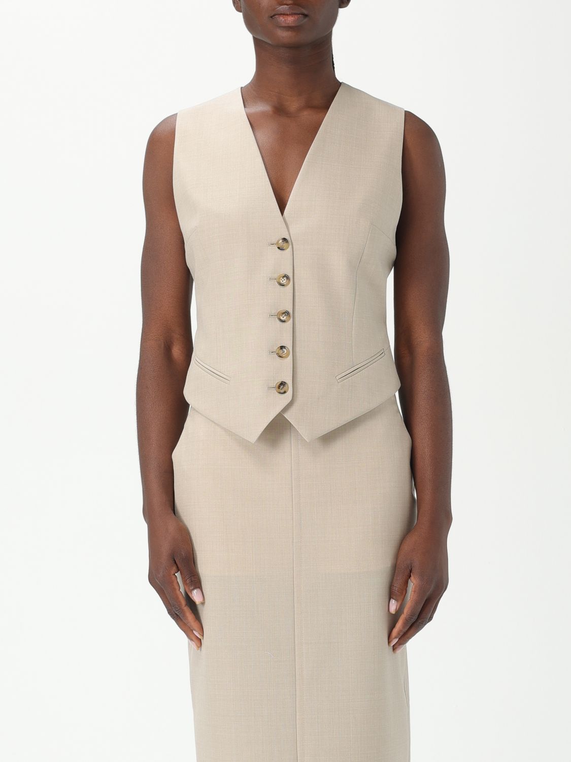 Womans 조끼 Philosophy Di Lorenzo Serafini