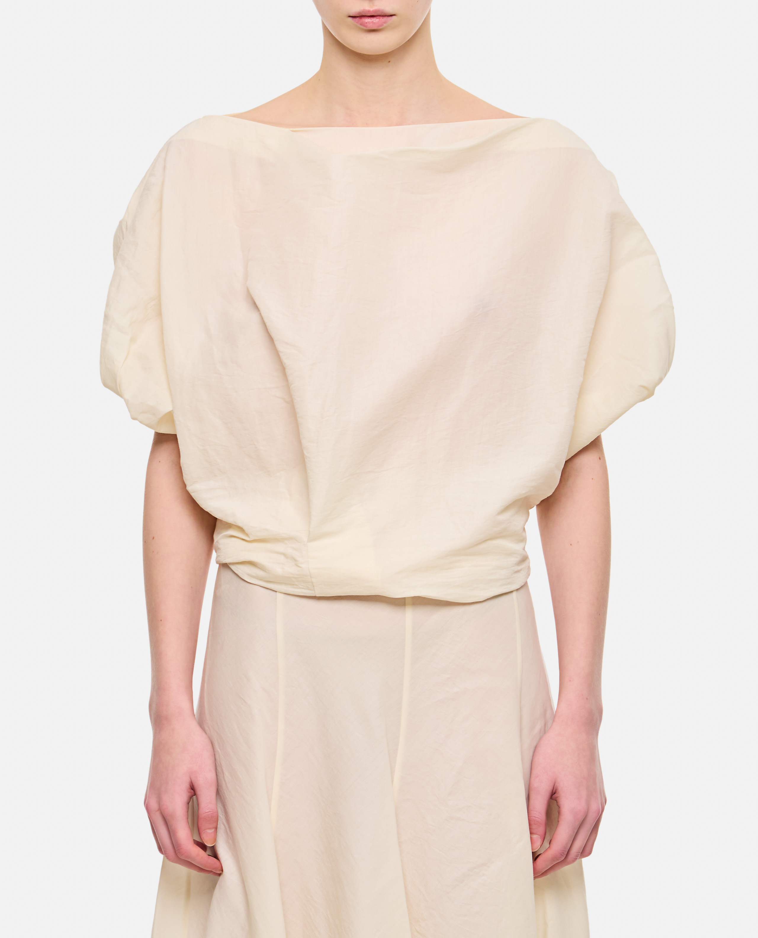 NILES 누드 실크 탑 FOR WOMEN  KHAITE